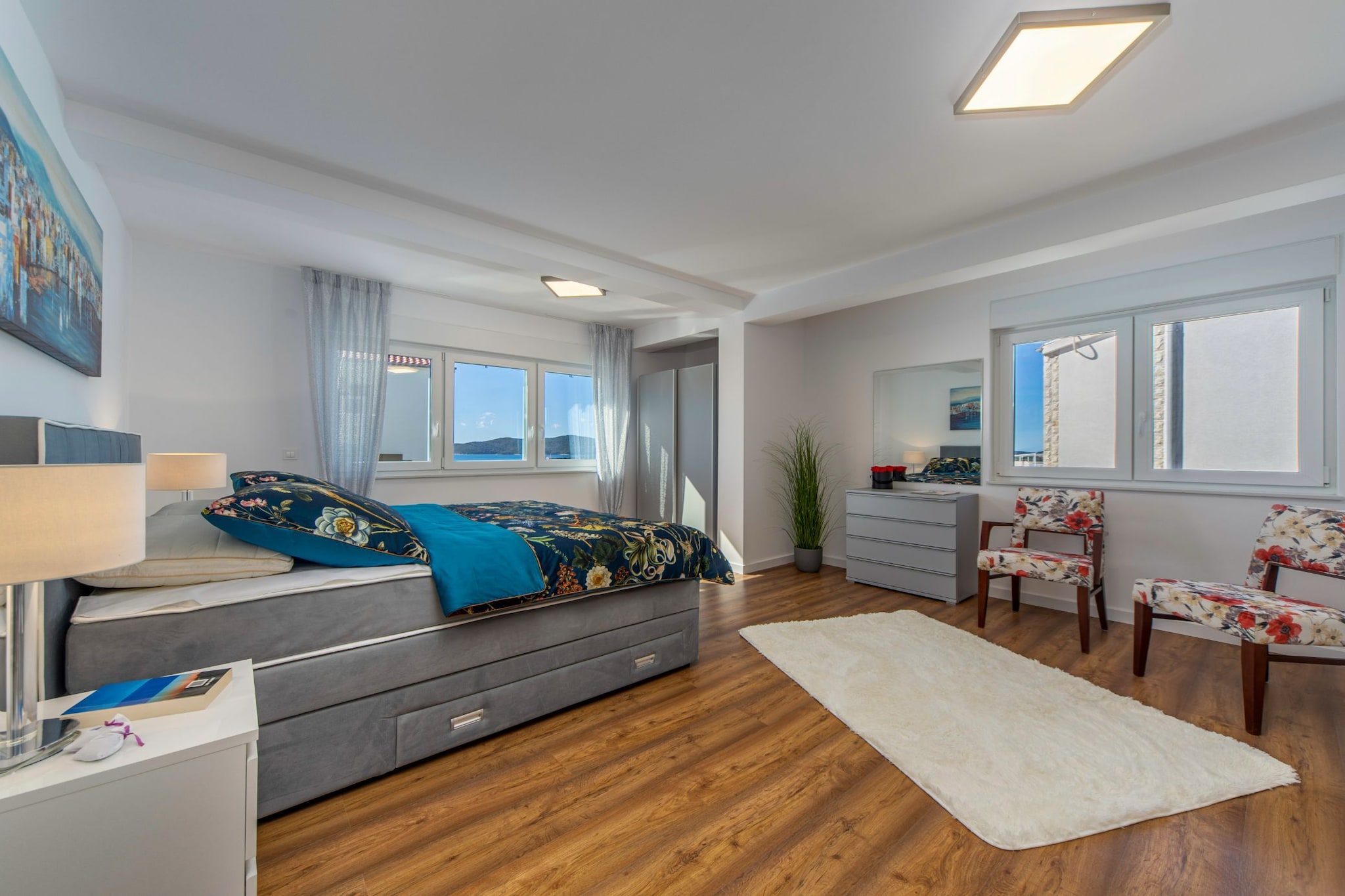 Villa Shaula -  Five Bedroom Holiday Home with Pool,Sauna and Gym-Schlafzimmer