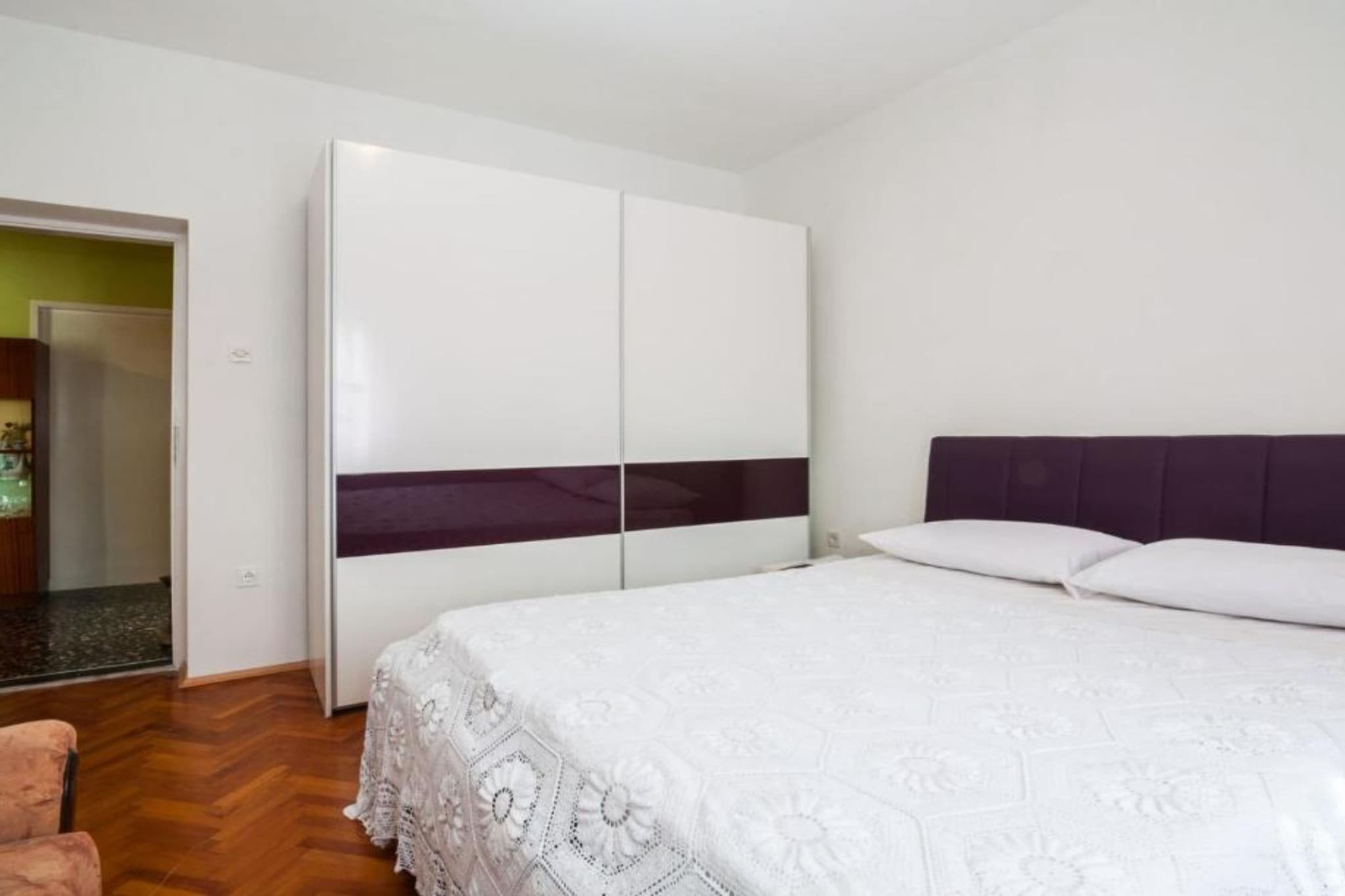 Seaside Oasis Apartments on Island Ugljan - Two Bedroom Apartment with Terrace (owner Cvita 3)-Slaapkamer