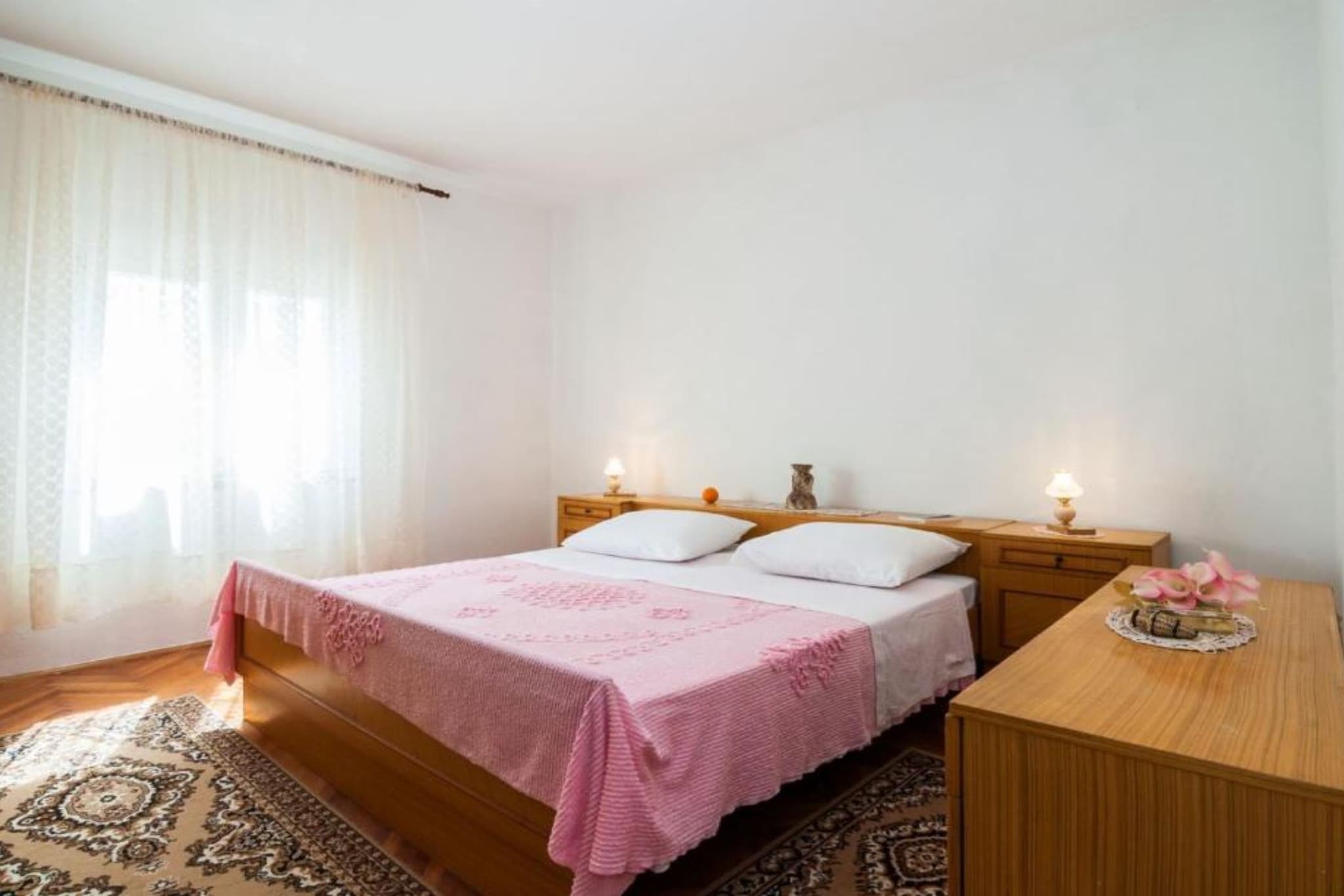 Seaside Oasis Apartments on Island Ugljan - Two Bedroom Apartment with Terrace (owner Cvita 3)-Slaapkamer