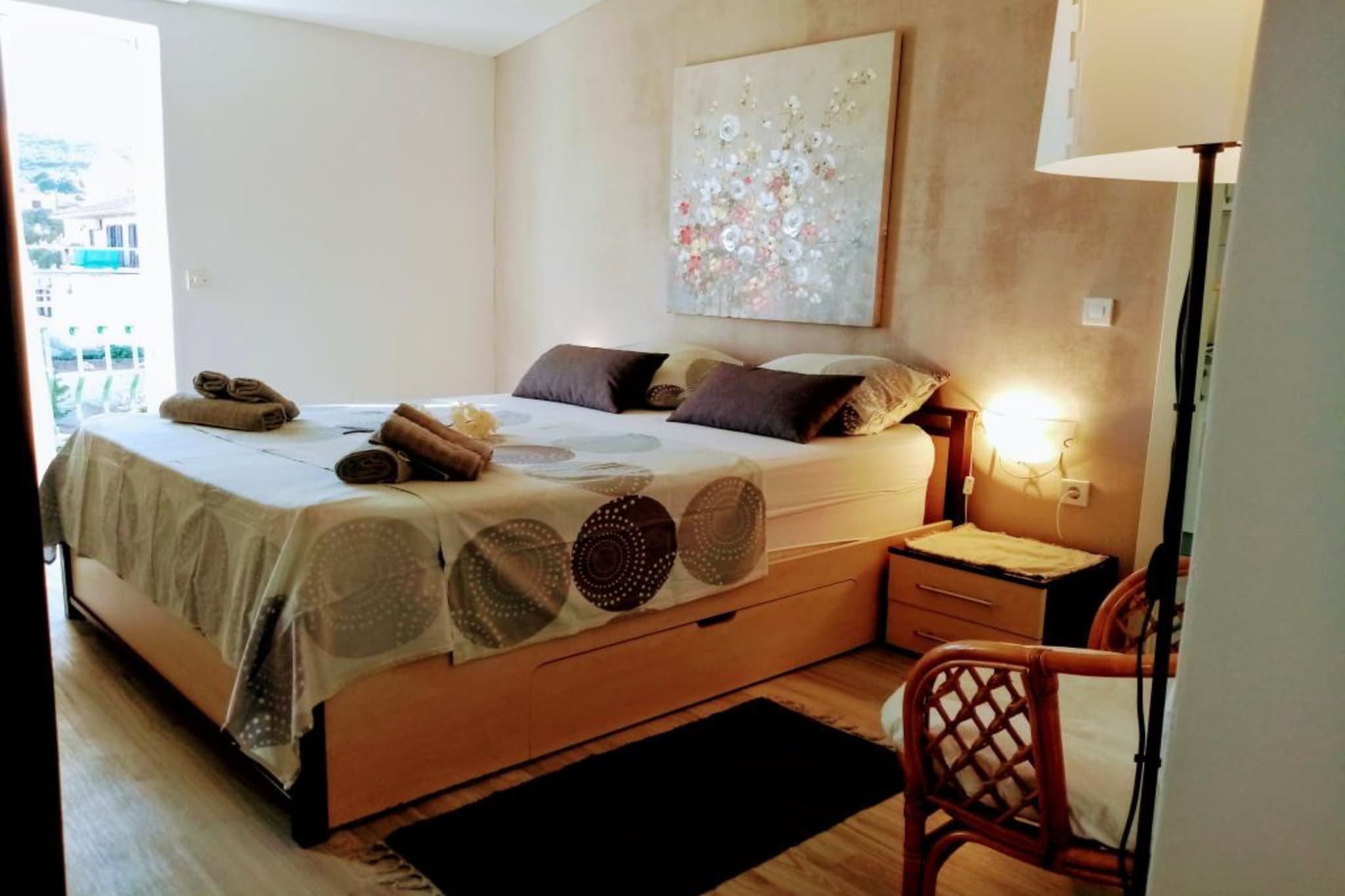 Apartments Silva - Superior Two Bedroom Apartment with Balcony and Sea View-Chambre