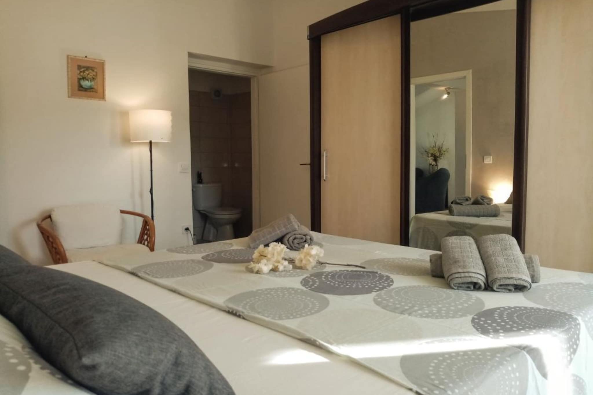 Apartments Silva - Superior Two Bedroom Apartment with Balcony and Sea View-Chambre