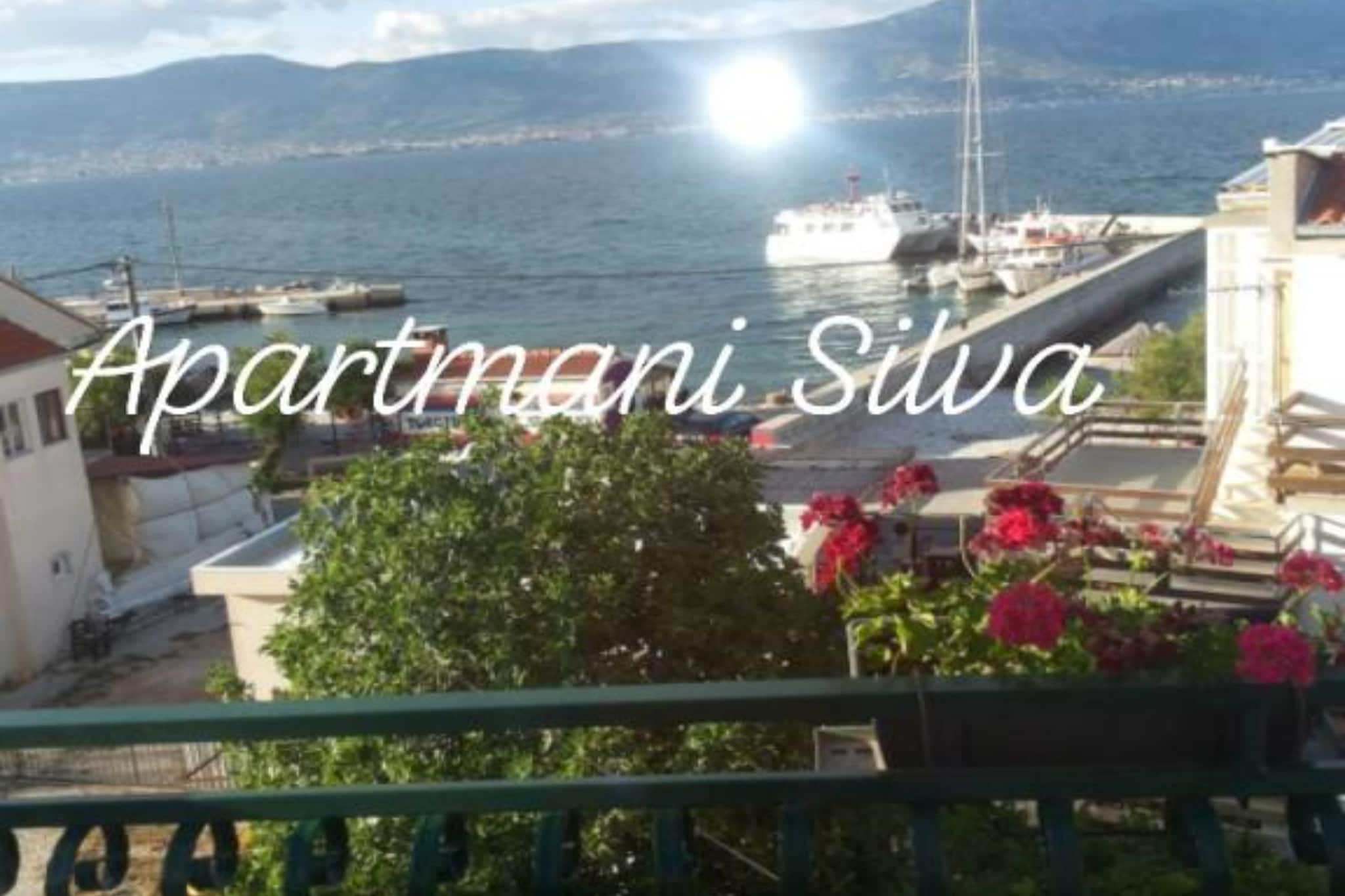 Apartments Silva - One Bedroom Apartment with Balcony and Sea View-Balcon-terrasse