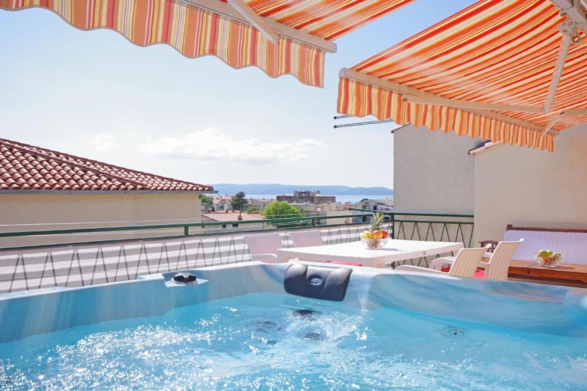 Apartments Ribarević - Three Bedroom Apartment With Terrace and Sea View-Swimming pool