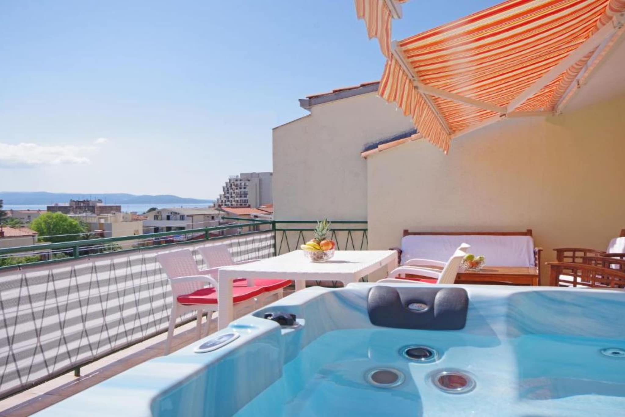 Apartments Ribarević - Three Bedroom Apartment With Terrace and Sea View-Swimming pool