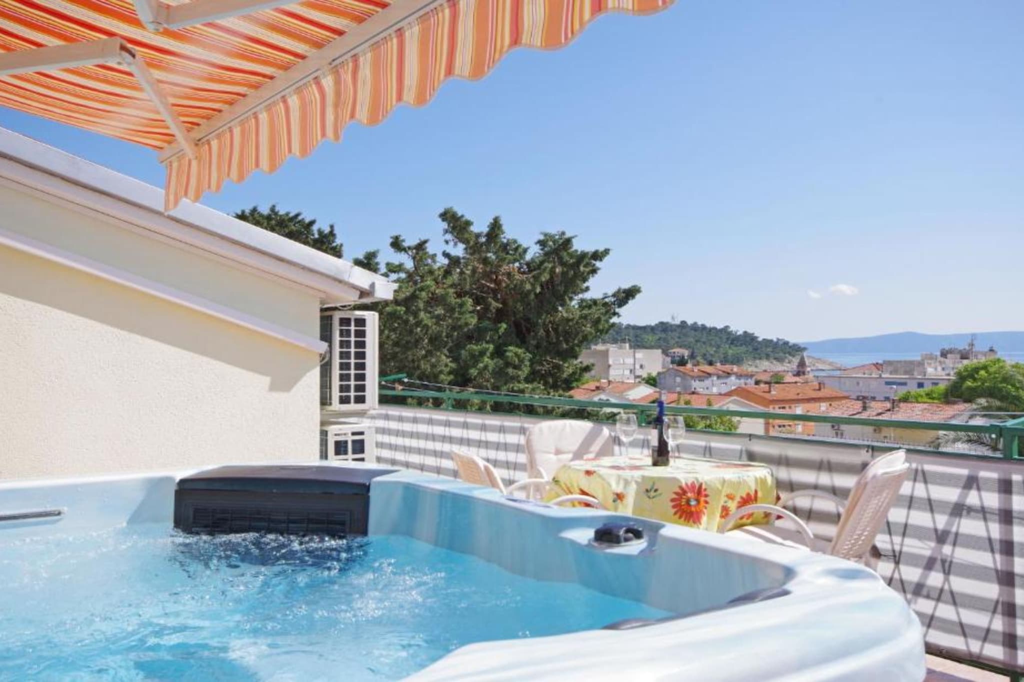 Apartments Ribarević - Three Bedroom Apartment With Terrace and Sea View-Swimming pool