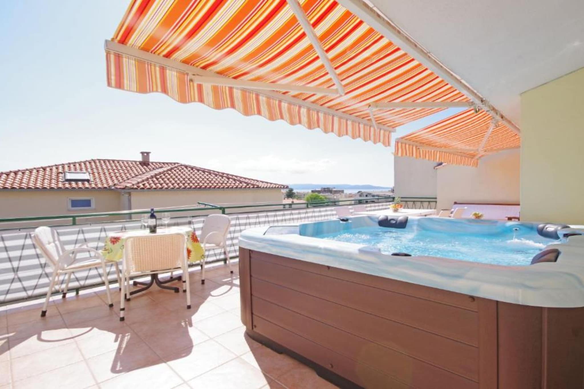 Apartments Ribarević - Three Bedroom Apartment With Terrace and Sea View-Swimming pool