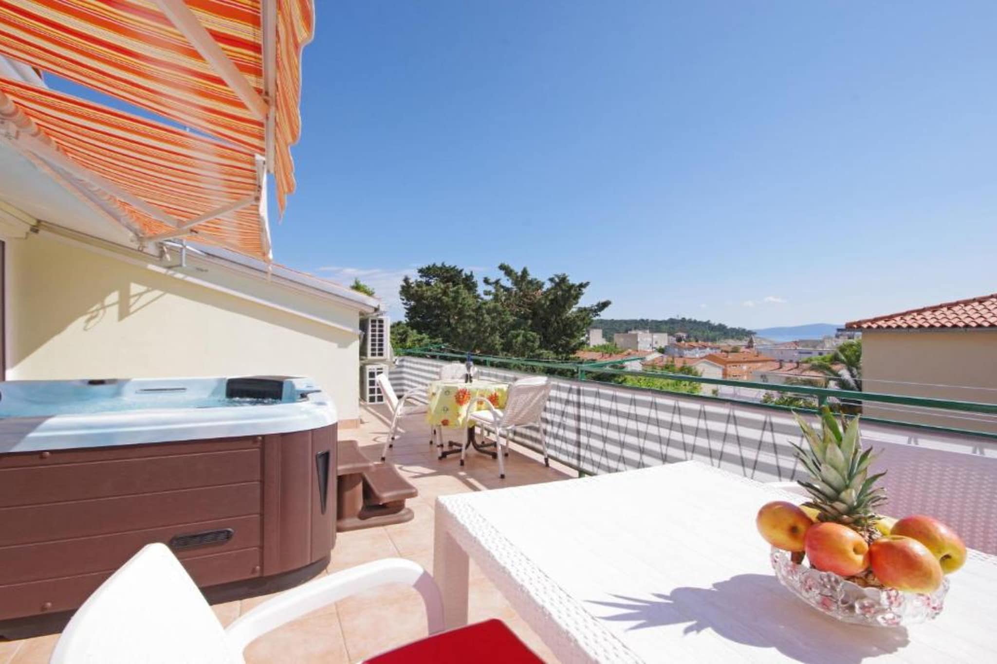 Apartments Ribarević - Three Bedroom Apartment With Terrace and Sea View-Swimming pool