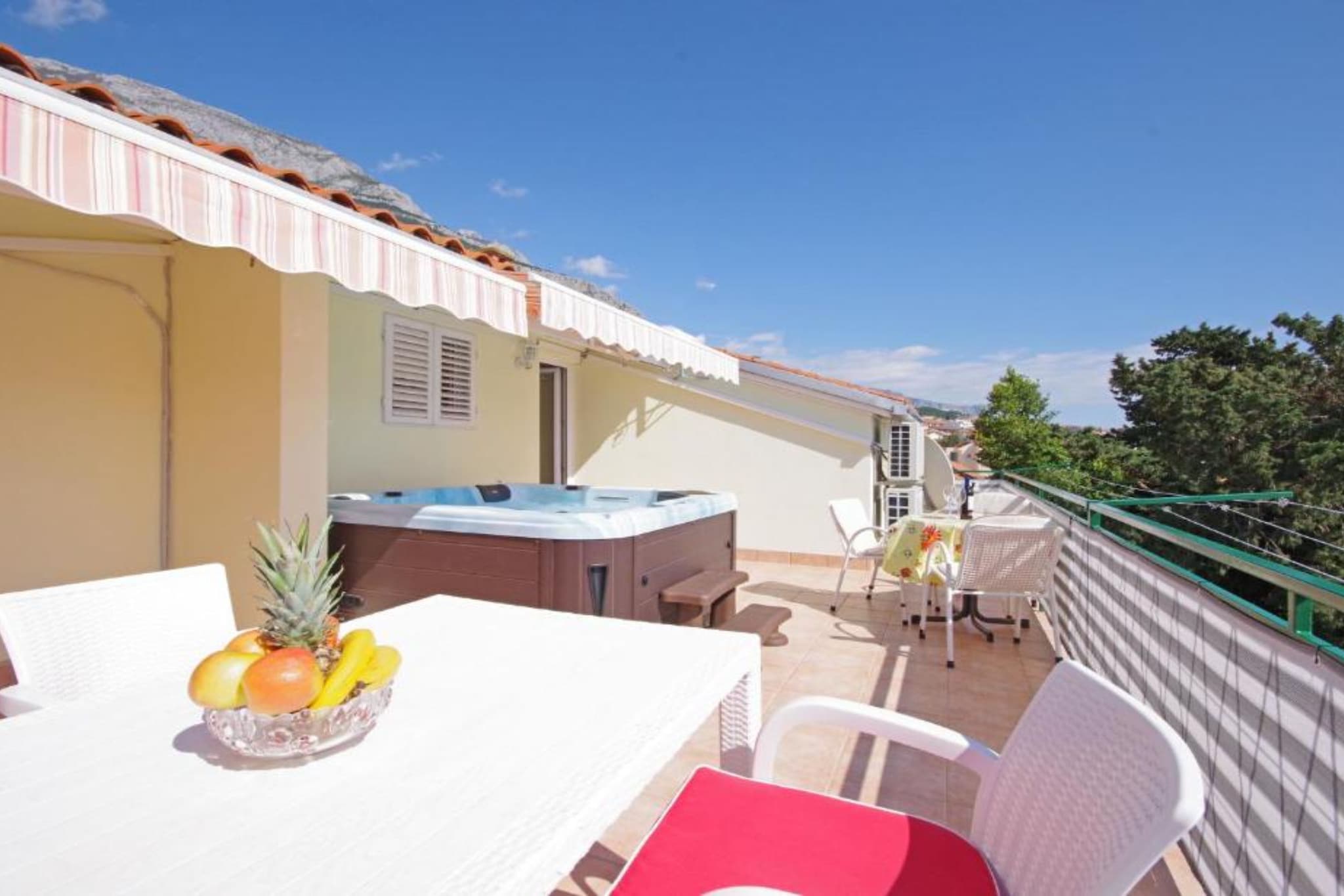 Apartments Ribarević - Three Bedroom Apartment With Terrace and Sea View-Swimming pool