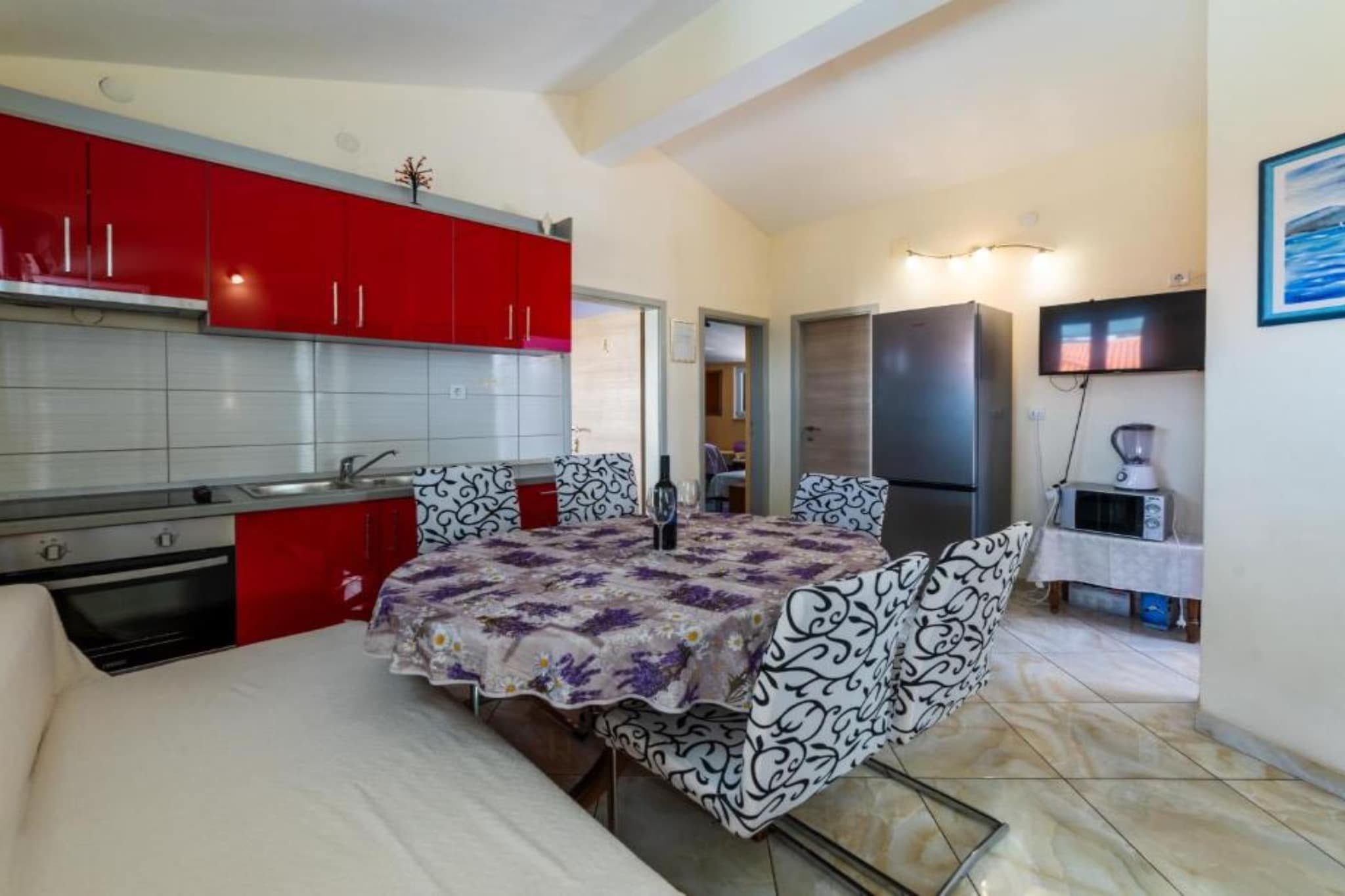 Apartments Ribarević - Three Bedroom Apartment With Terrace and Sea View-Outdoor