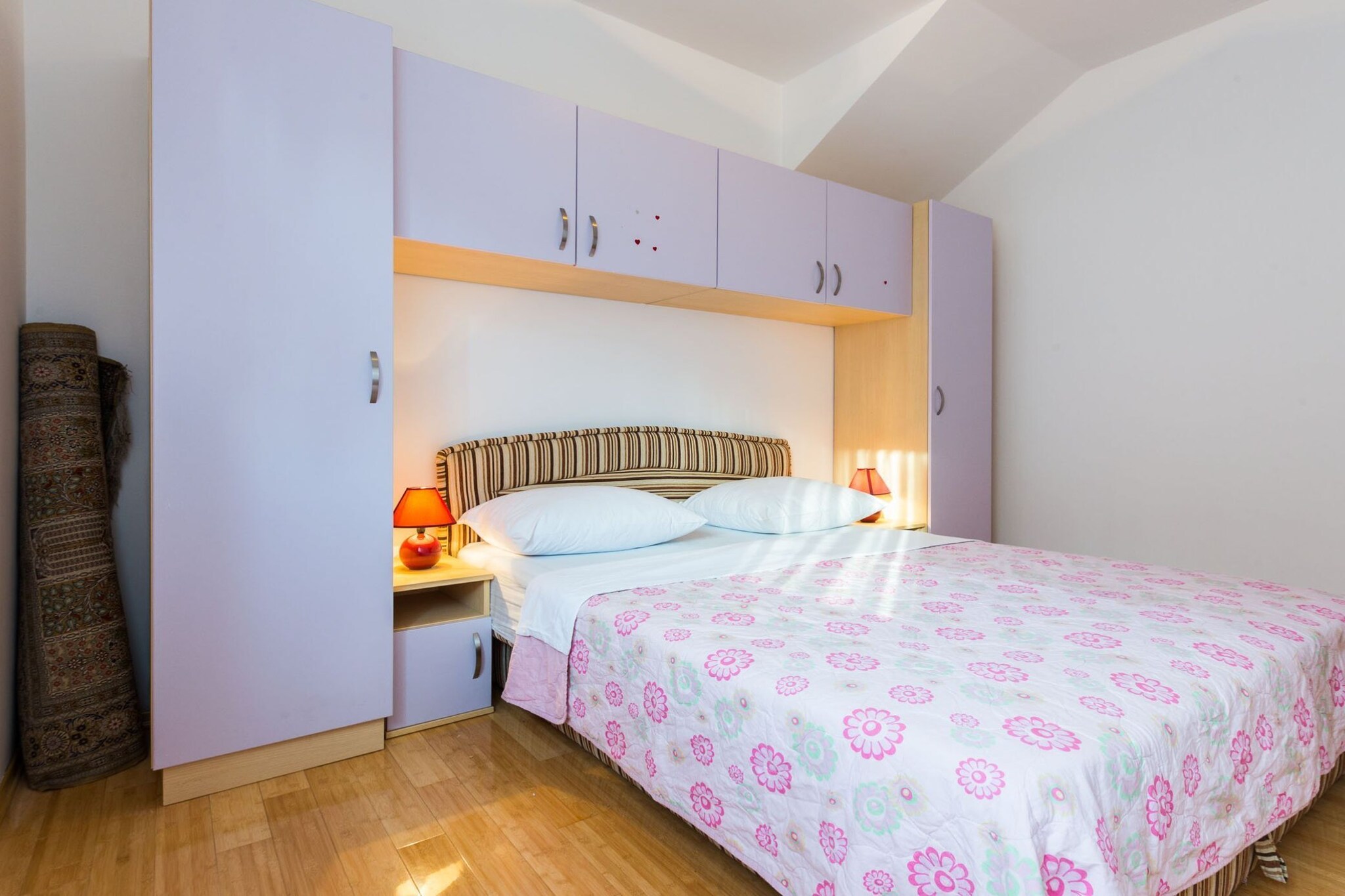 Elegant and Lavish Leisure Apartments Zadar with Outdoor Pool - Standard Two Bedroom Apartment with Terrace (owner Orange)-Slaapkamer
