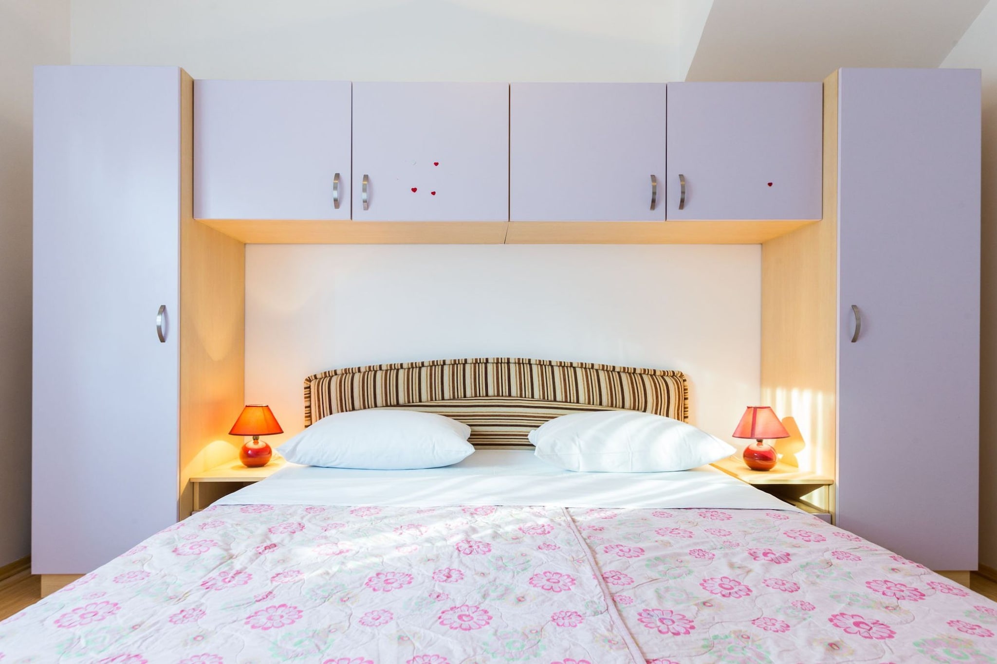 Elegant and Lavish Leisure Apartments Zadar with Outdoor Pool - Standard Two Bedroom Apartment with Terrace (owner Orange)-Slaapkamer