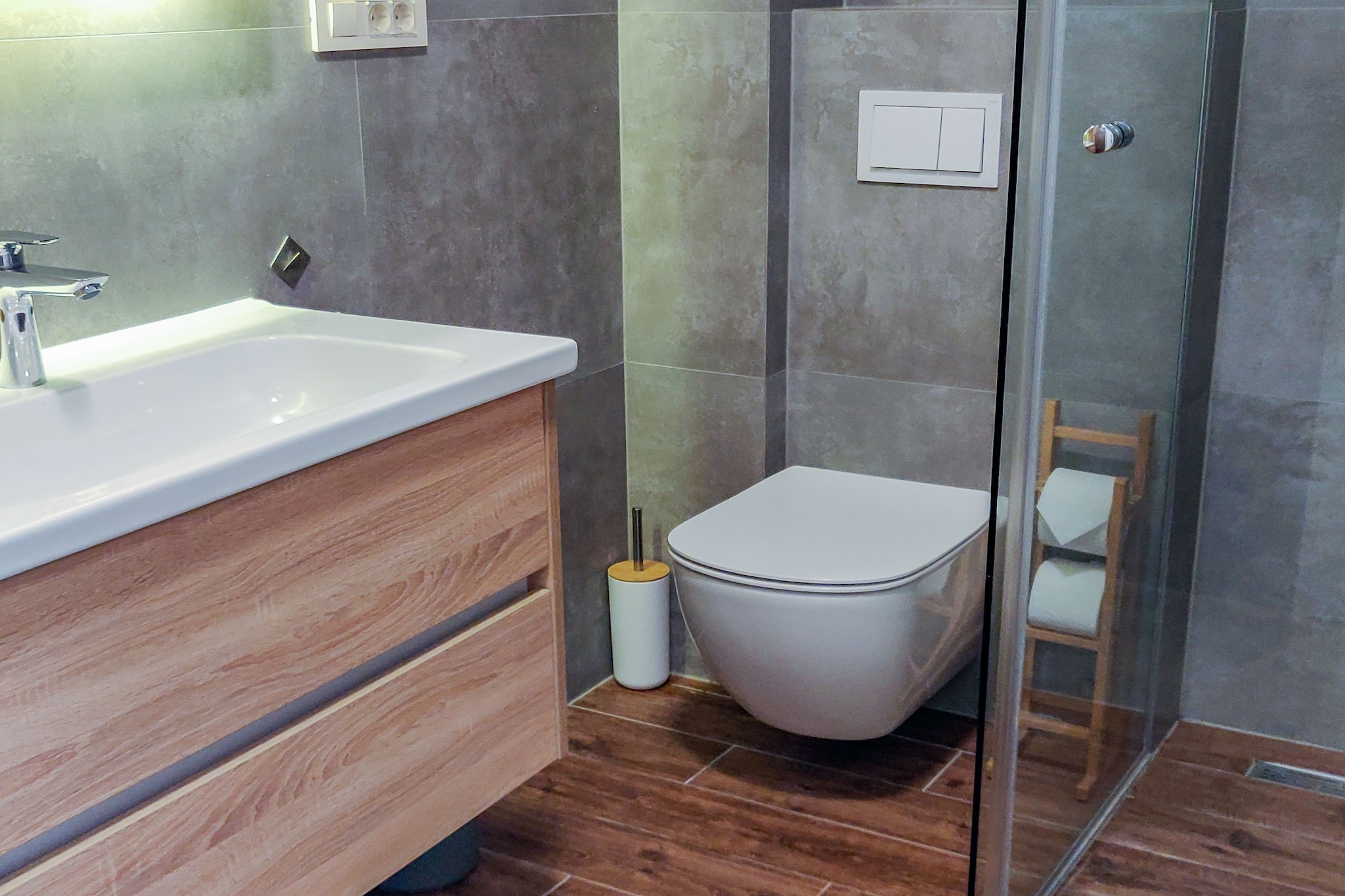 Downtown Zadar Stylish and Sophisticated Apartments - Studio Apartment (owner 2-Studio)-Badkamer