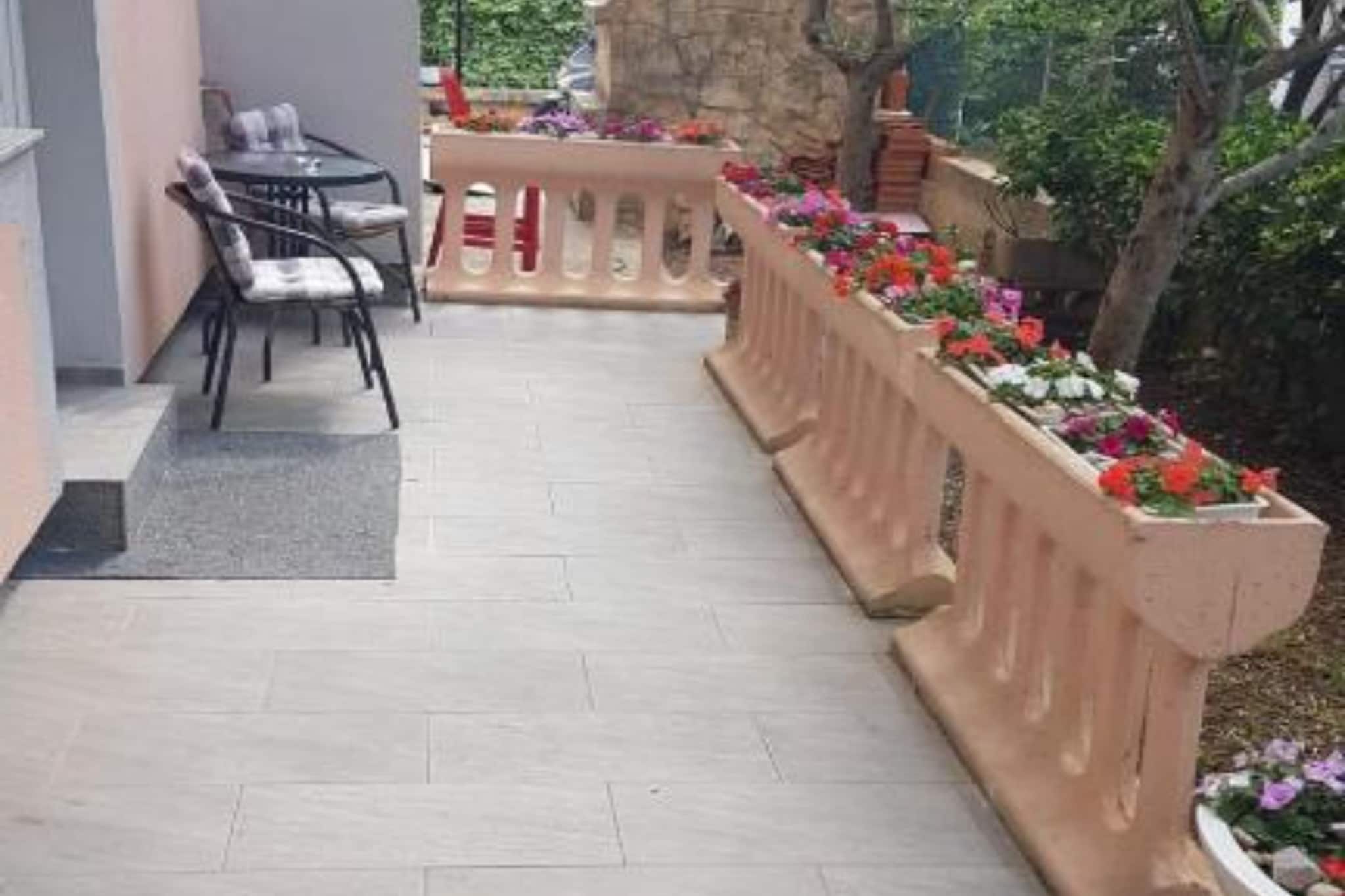 Modern Apartments in Zadar with Private Terrace - One Bedroom Apartment with Terrace-Balcon-terrasse