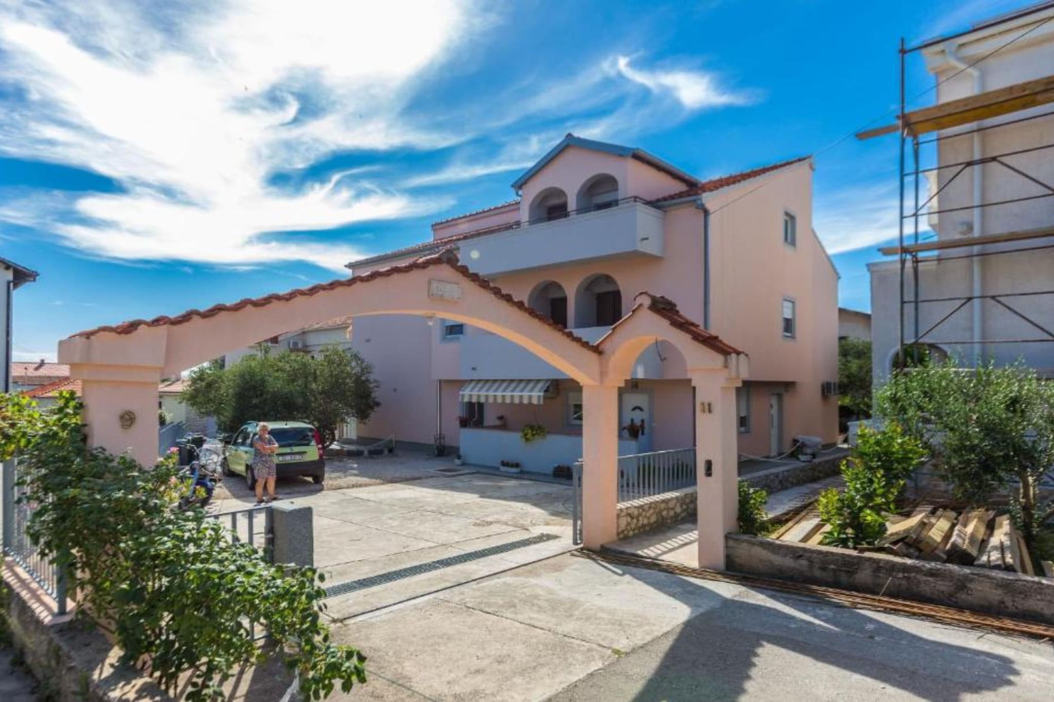 Modern Apartments in Zadar with Private Terrace - Studio Apartment with Terrace-Außenbereich