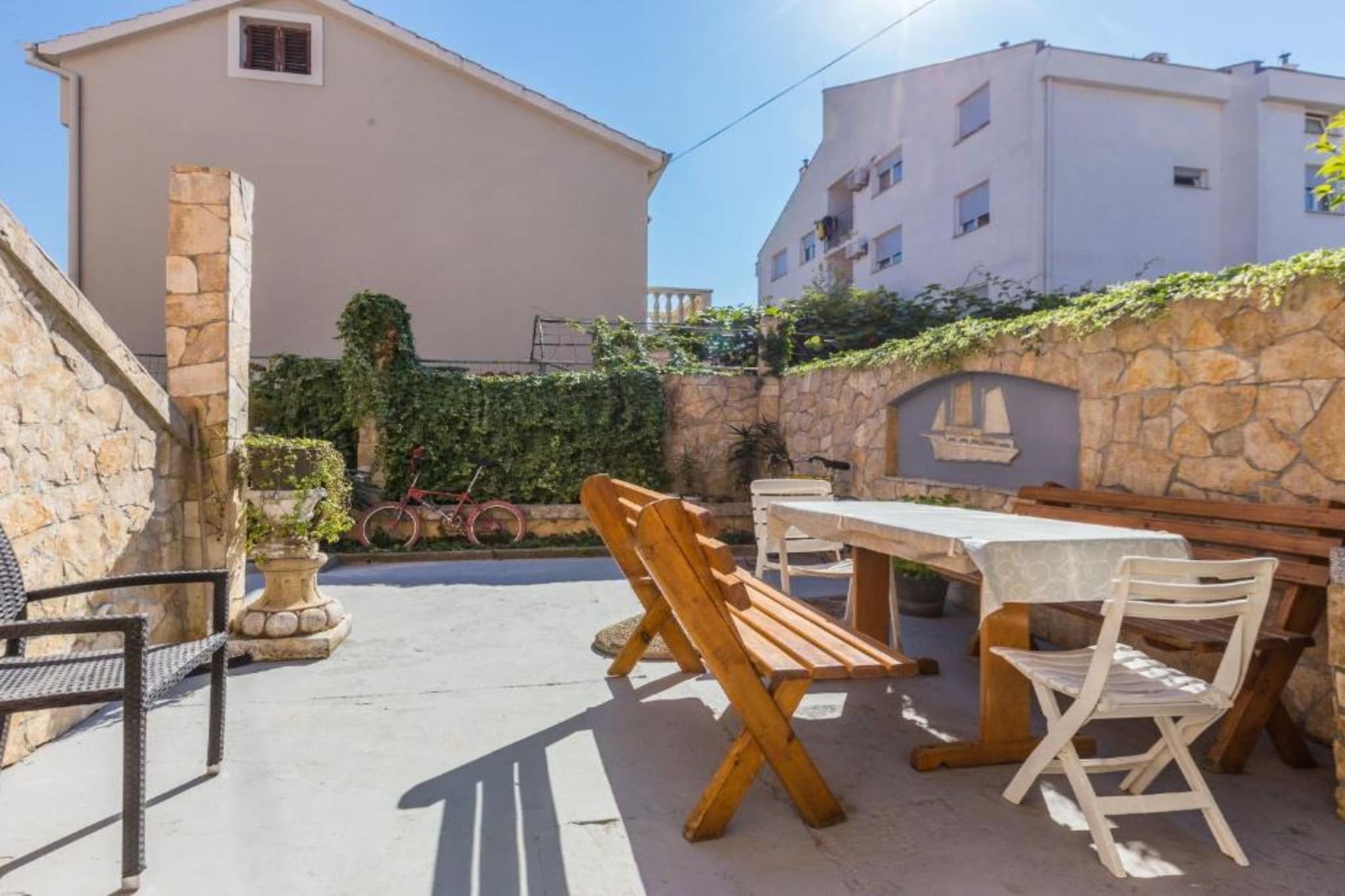 Modern Apartments in Zadar with Private Terrace - Studio Apartment with Terrace-Terrasse