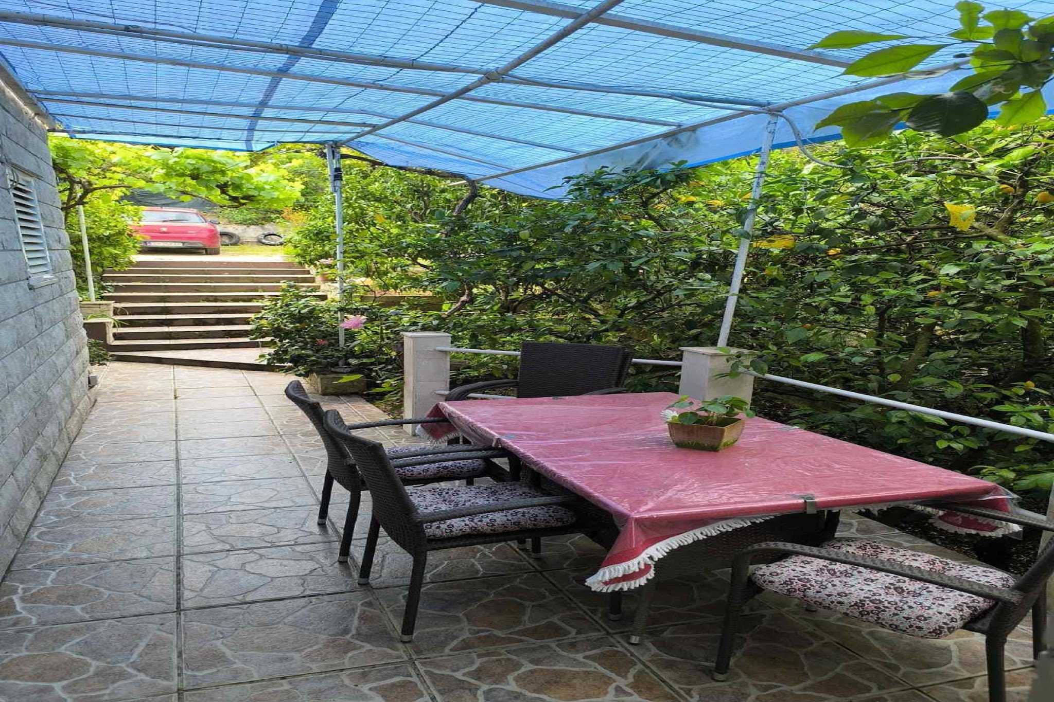 Cozy Apartments Žute, island of Korčula-Two-Bedroom Apartment With Terrace And Sea View (A1)-Im Freien
