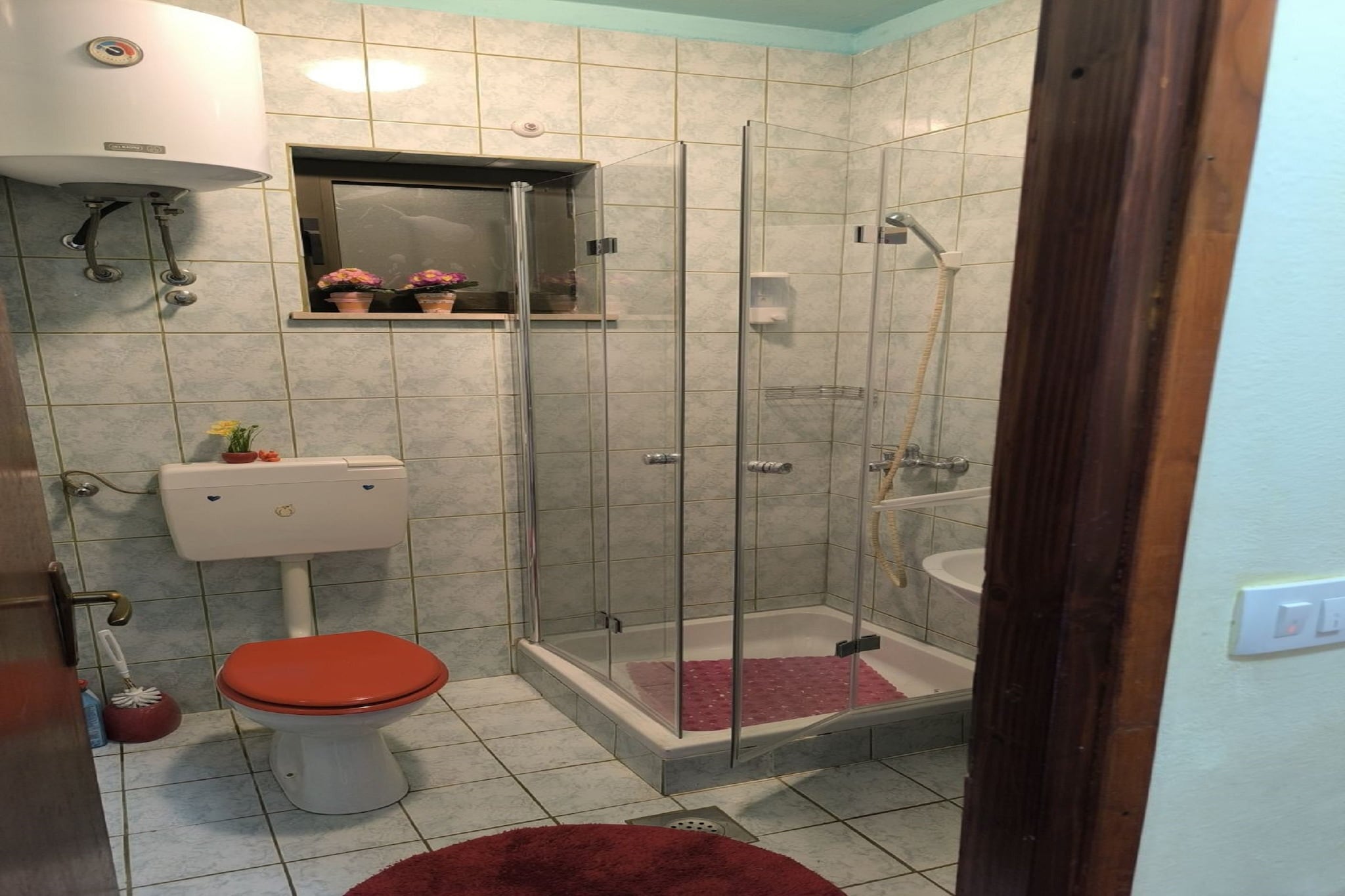 Cozy Apartments Žute, island of Korčula-Two-Bedroom Apartment With Terrace And Sea View (A1)-Badezimmer