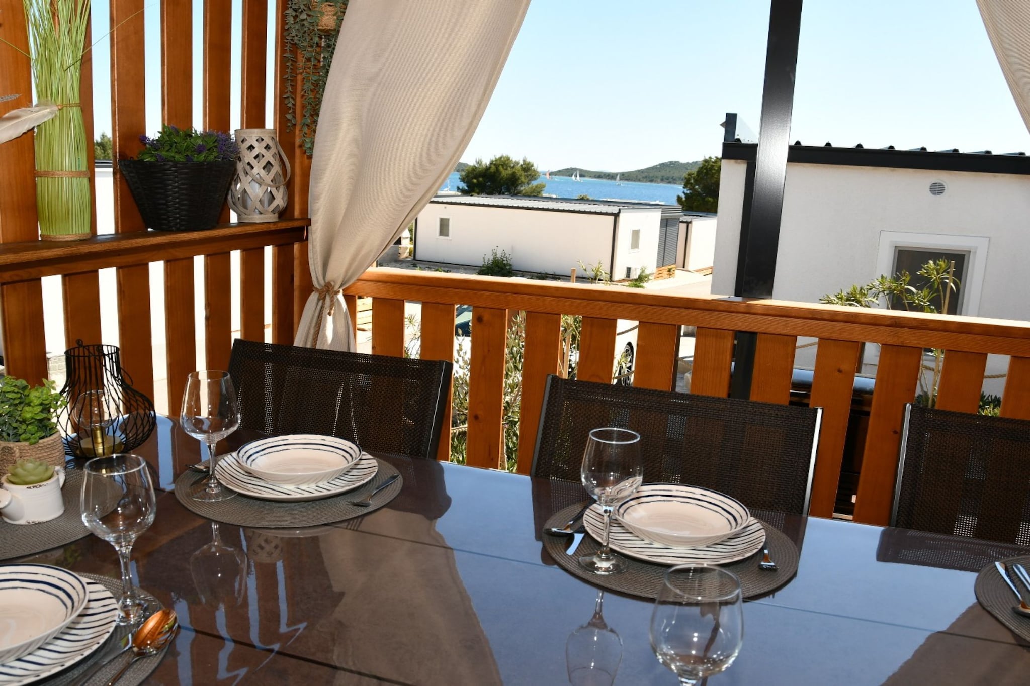 Mobile Home With Terrace And Sea View (Azzuro)-Outdoor