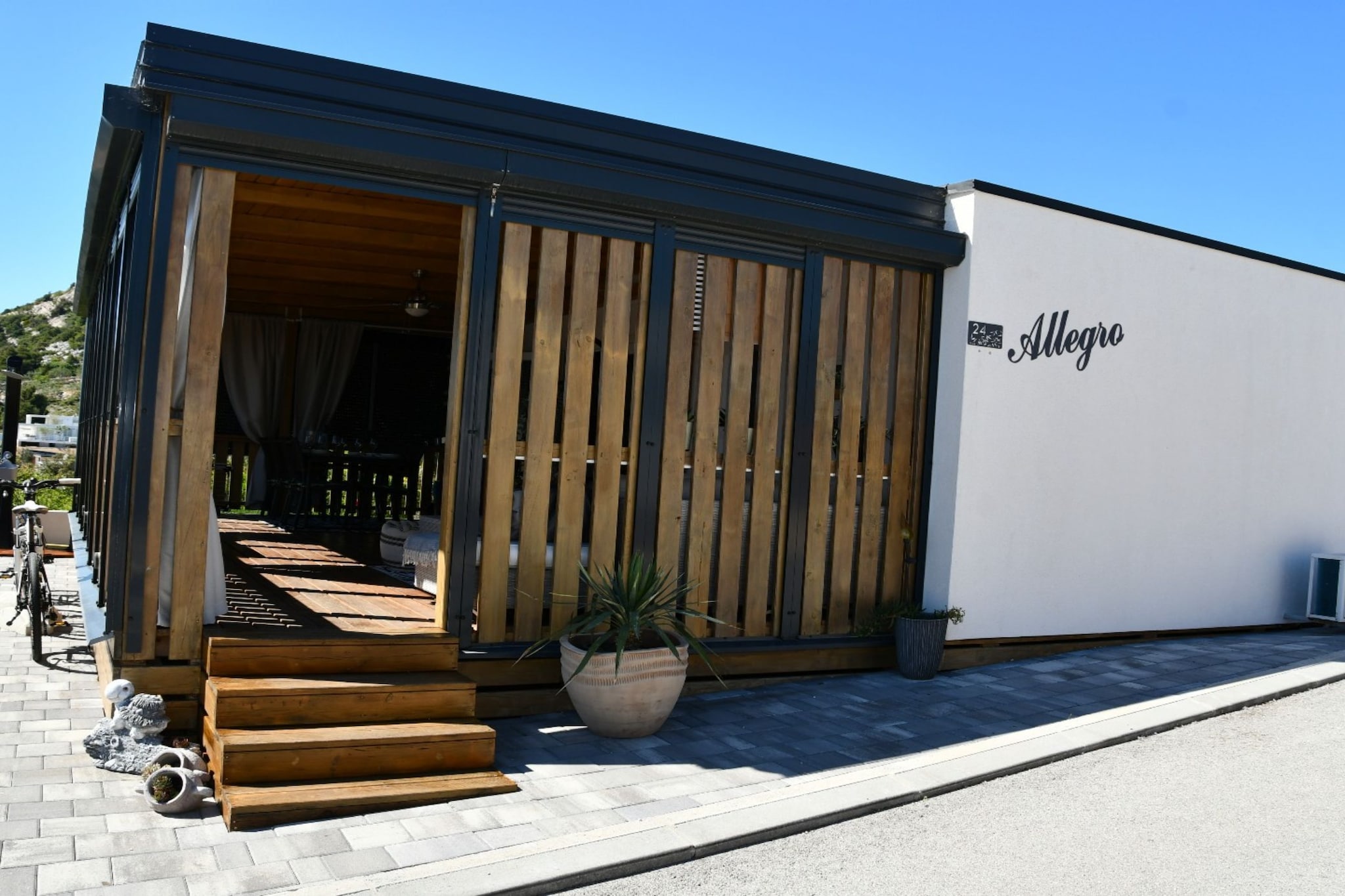Mobile Home With Terrace And Sea View (Allegro)-Outdoor