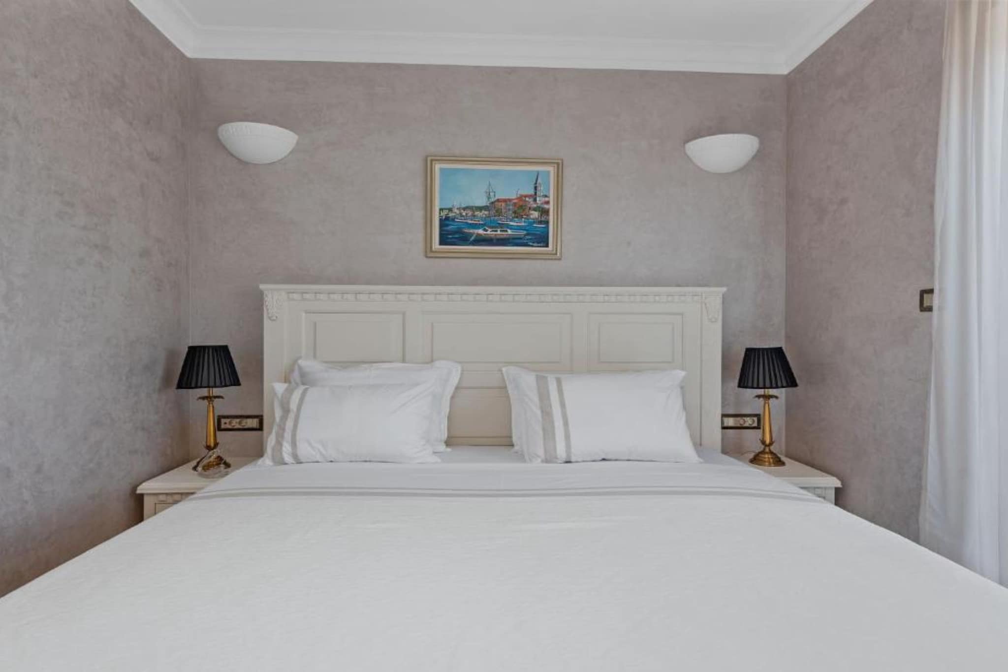 Villa Carolus in Vodice - Five Bedroom Villa with Terrace and Swimming pool-Slaapkamer