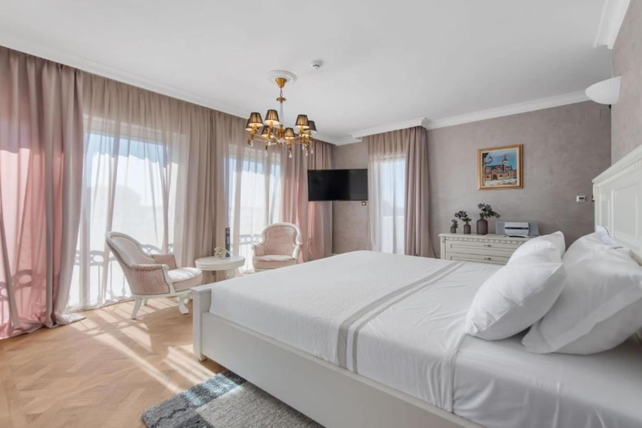 Villa Carolus in Vodice - Five Bedroom Villa with Terrace and Swimming pool-Slaapkamer
