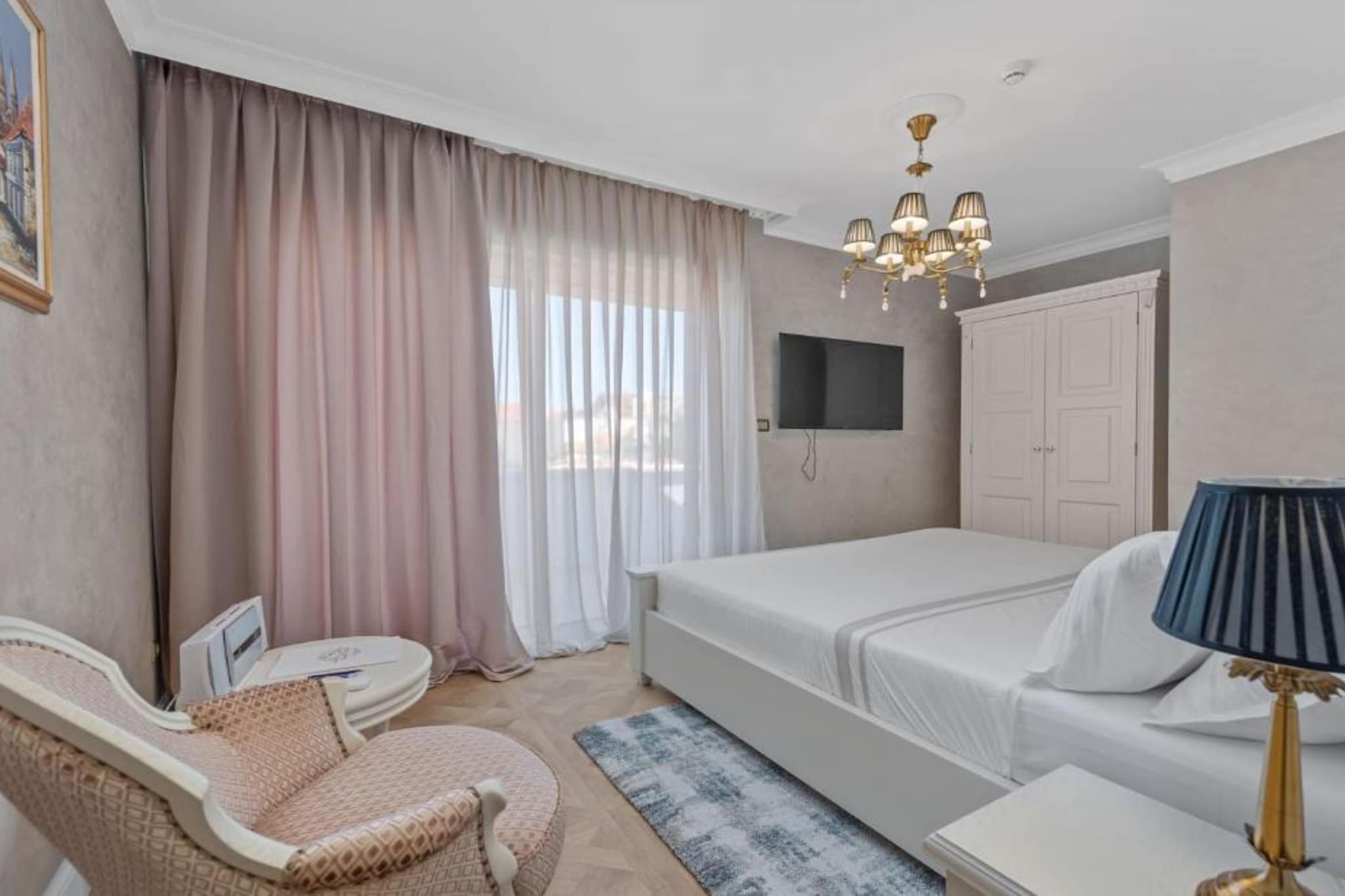 Villa Carolus in Vodice - Five Bedroom Villa with Terrace and Swimming pool-Slaapkamer