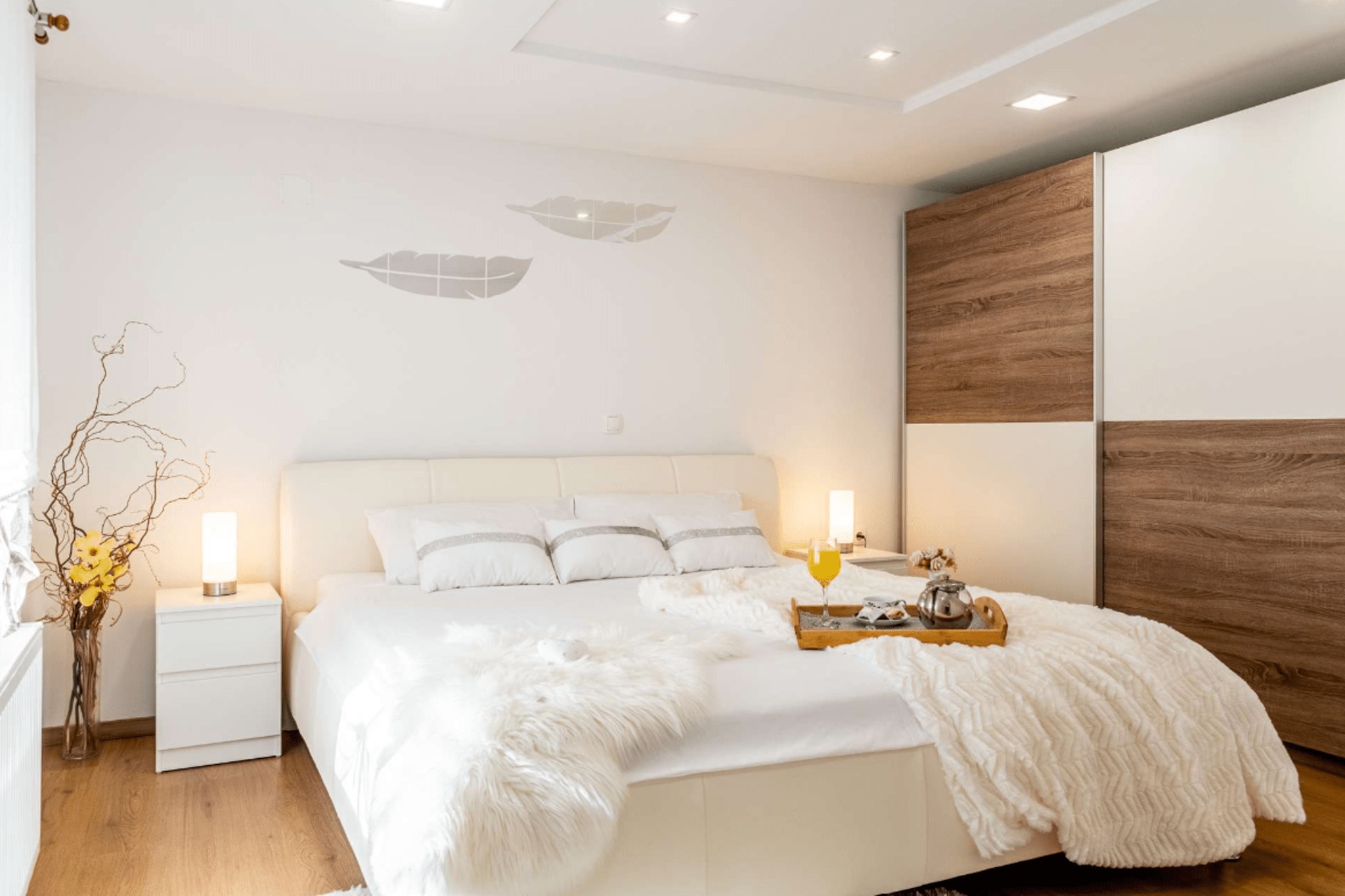 Holiday Home Dom & San - Two Bedroom Holiday Home with Swimming pool-Slaapkamer