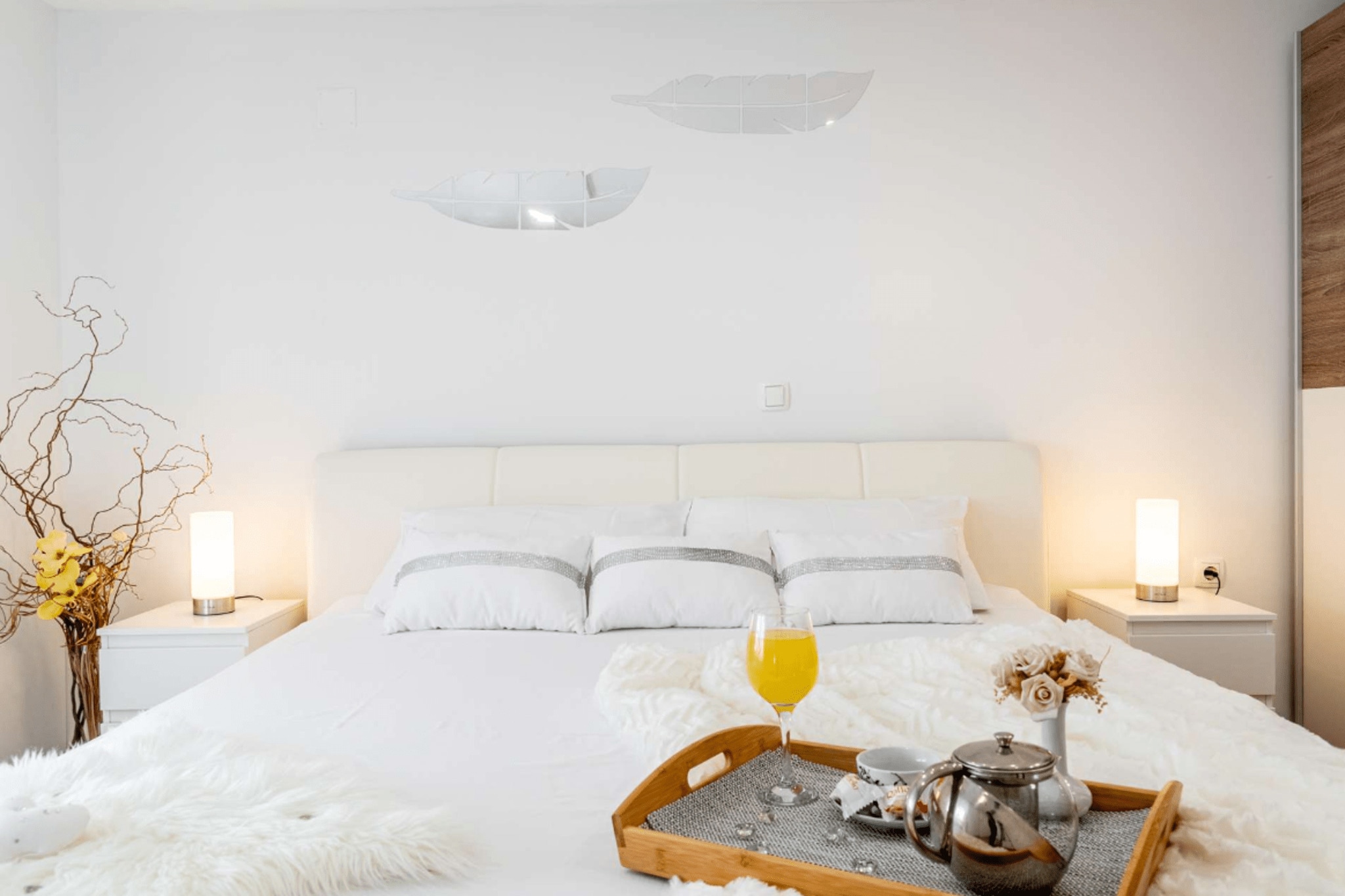 Holiday Home Dom & San - Two Bedroom Holiday Home with Swimming pool-Slaapkamer