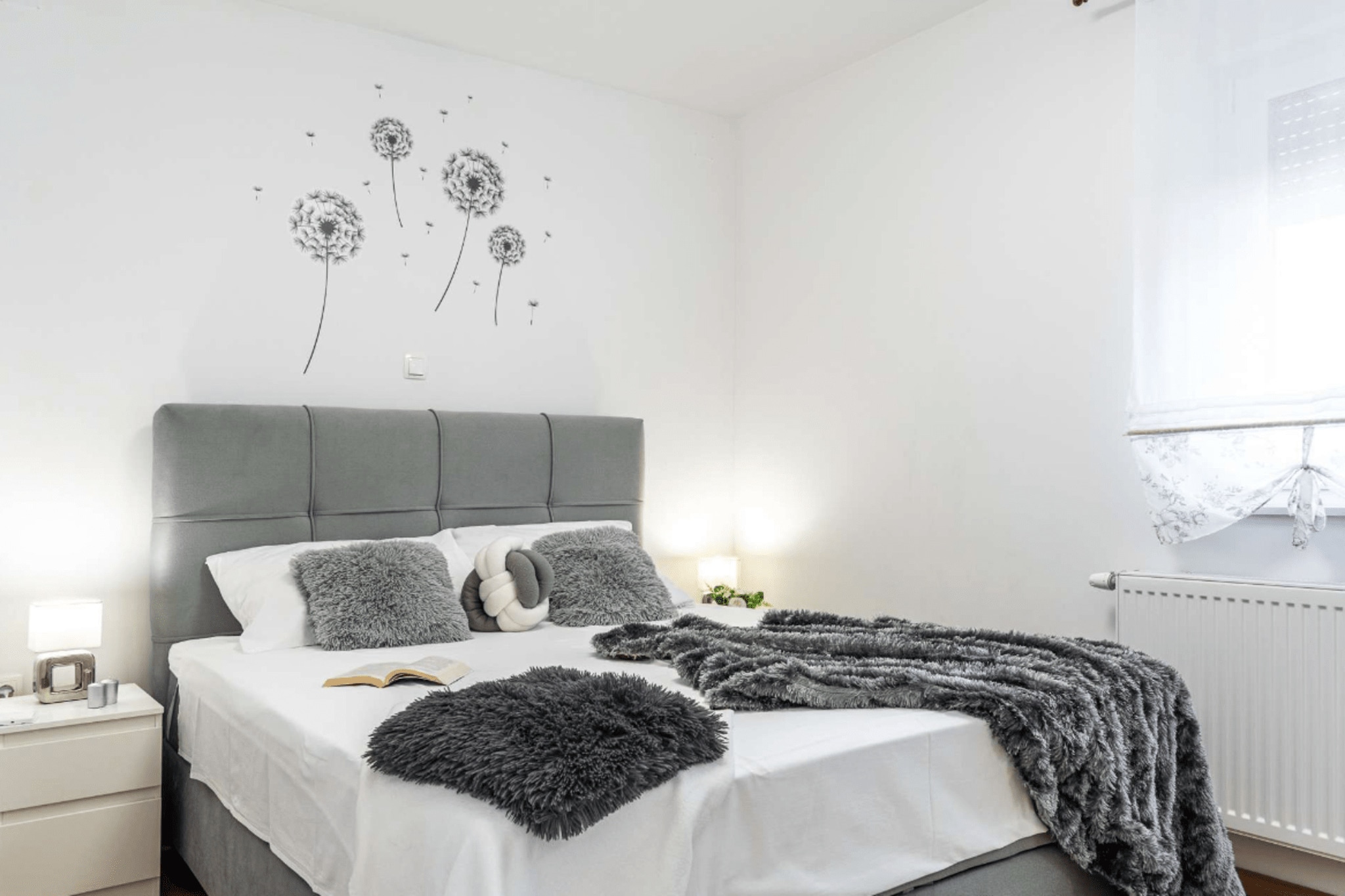 Holiday Home Dom & San - Two Bedroom Holiday Home with Swimming pool-Slaapkamer