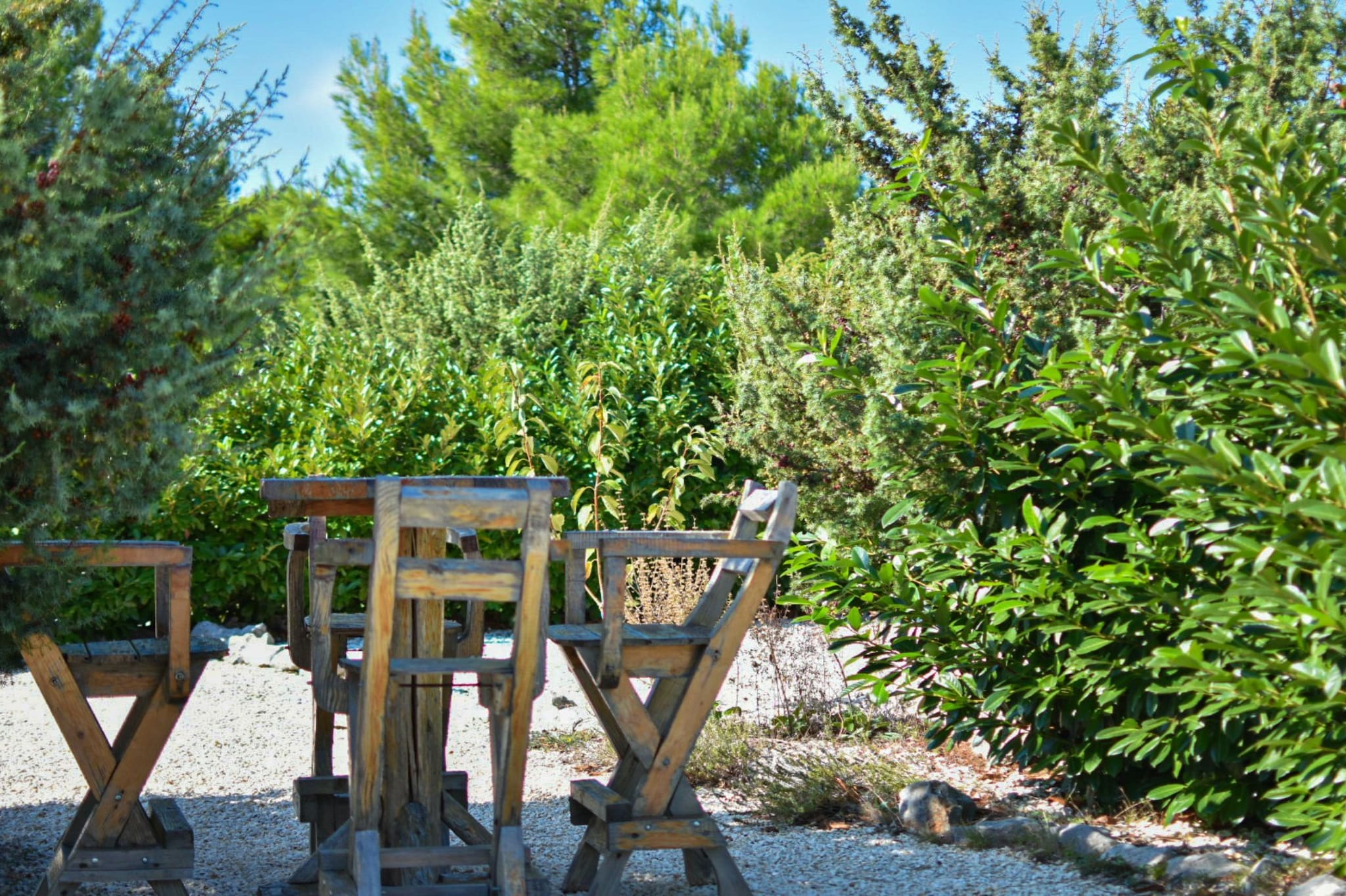 Holiday Home Mystc Woods-Gärten Sommer