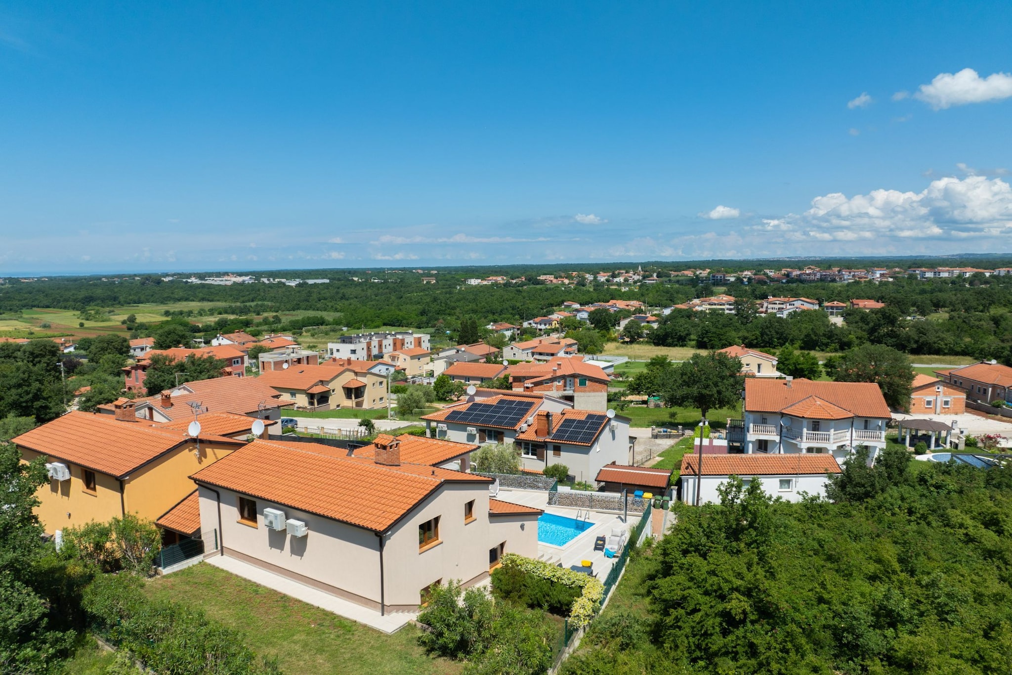 Holiday Home Mlačić - Three Bedroom Holiday Home with Pool-Uitzicht