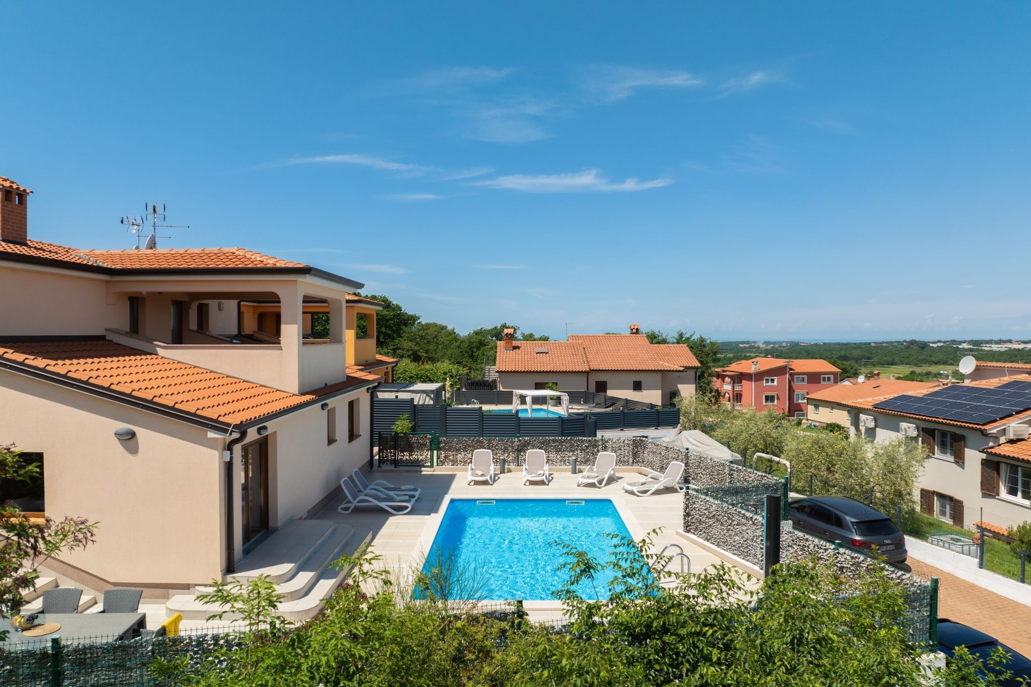 Holiday Home Mlačić - Three Bedroom Holiday Home with Pool-Uitzicht