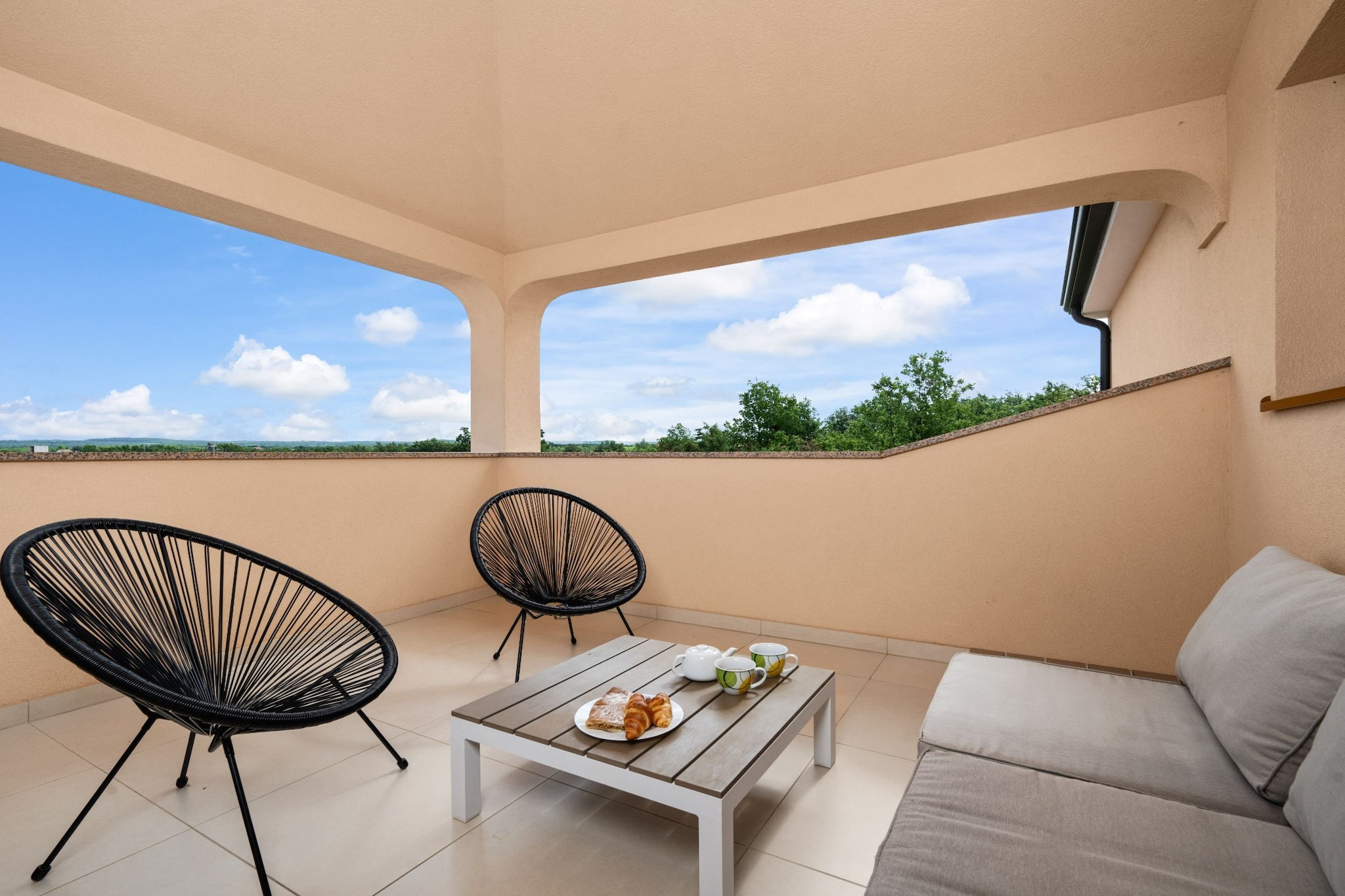 Holiday Home Mlačić - Three Bedroom Holiday Home with Pool-Eetkamer