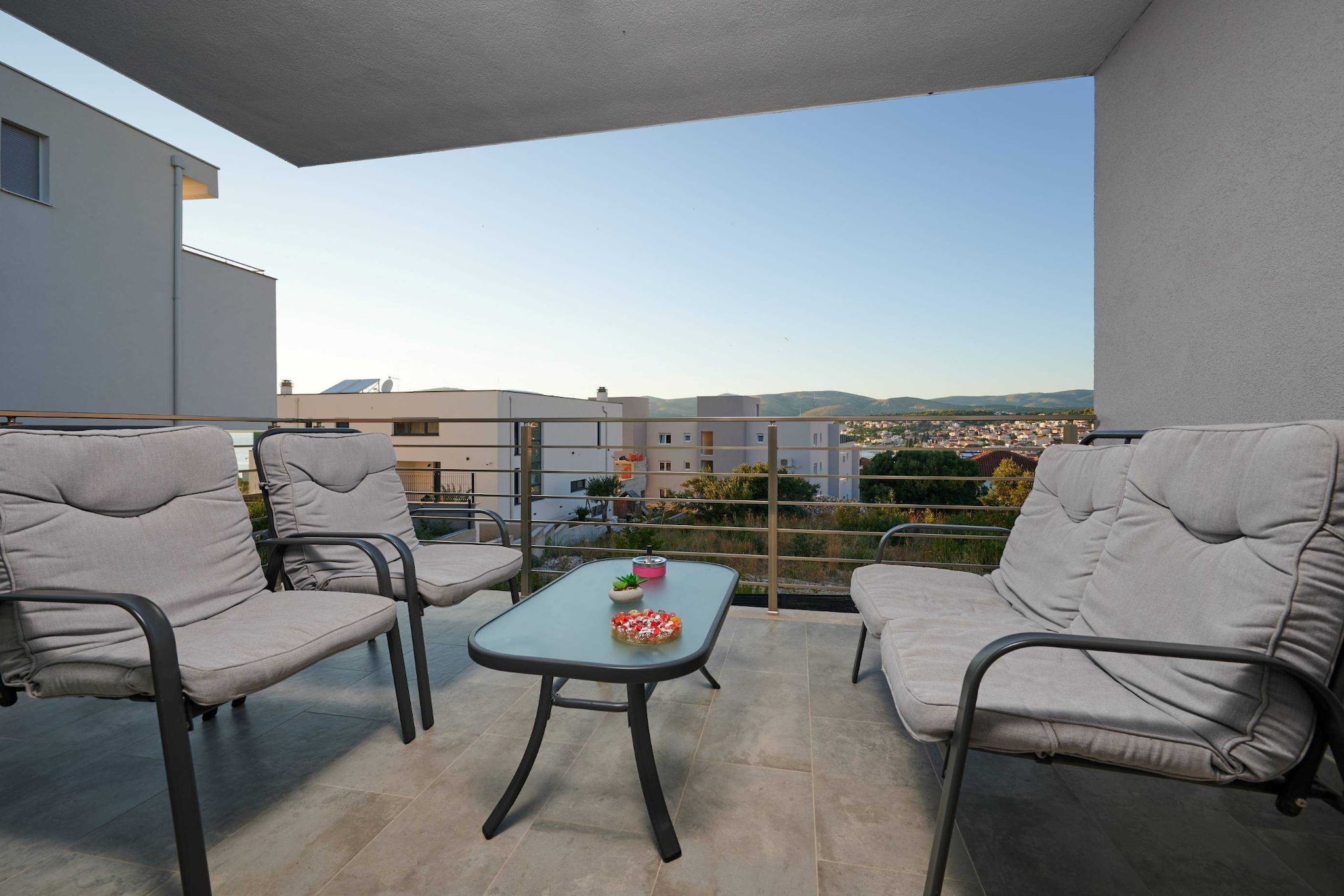 Exclusive Okrug Gornji Apartment with Shared Pool - Two bedroom Apartment with Shared Pool-Terrace balcony