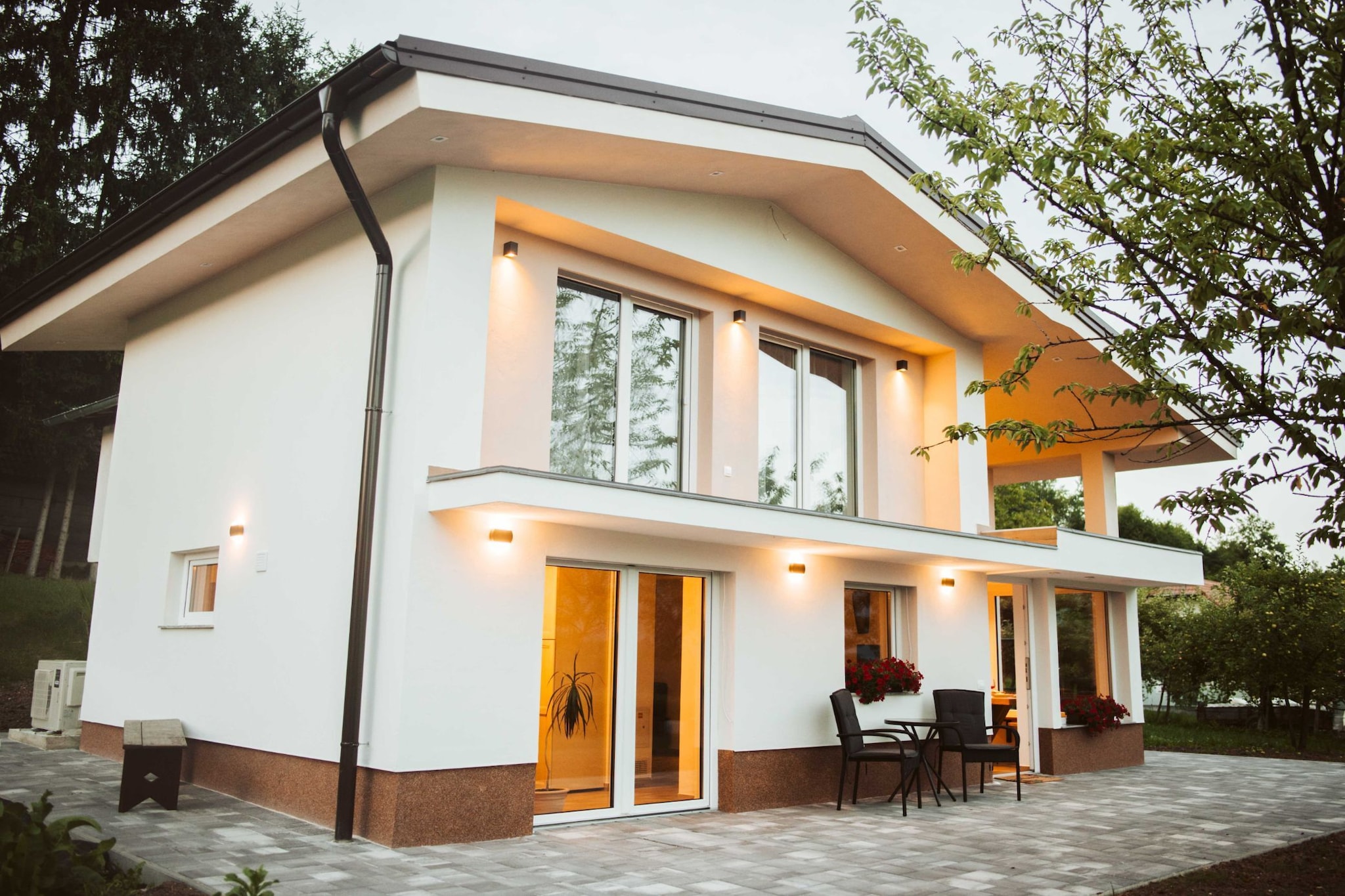 Cozy Holiday Home with Fireplace and Scenic Hills in Bistrica ob Sotli - Two Bedroom Holiday Home-Buitenlucht