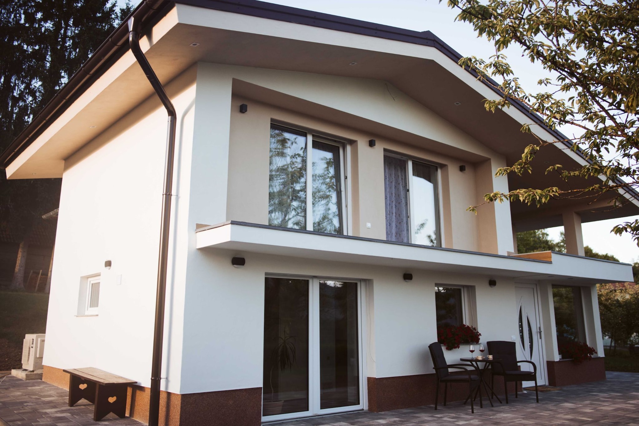 Cozy Holiday Home with Fireplace and Scenic Hills in Bistrica ob Sotli - Two Bedroom Holiday Home-Buitenlucht