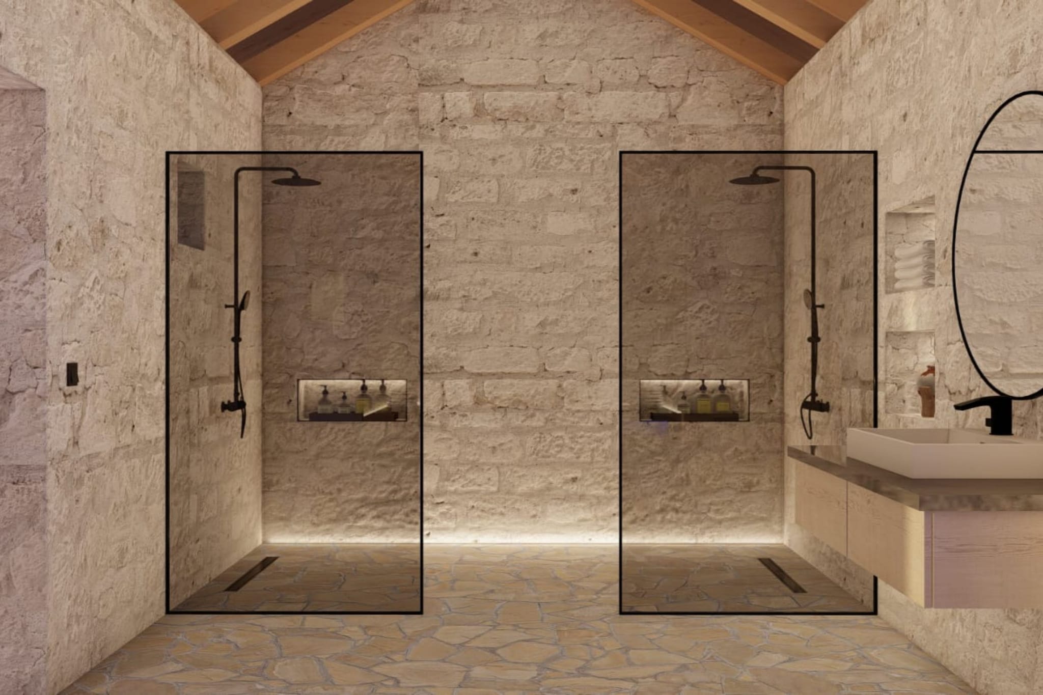 Villa Marina - Five Bedroom Villa With Pool-Badezimmer
