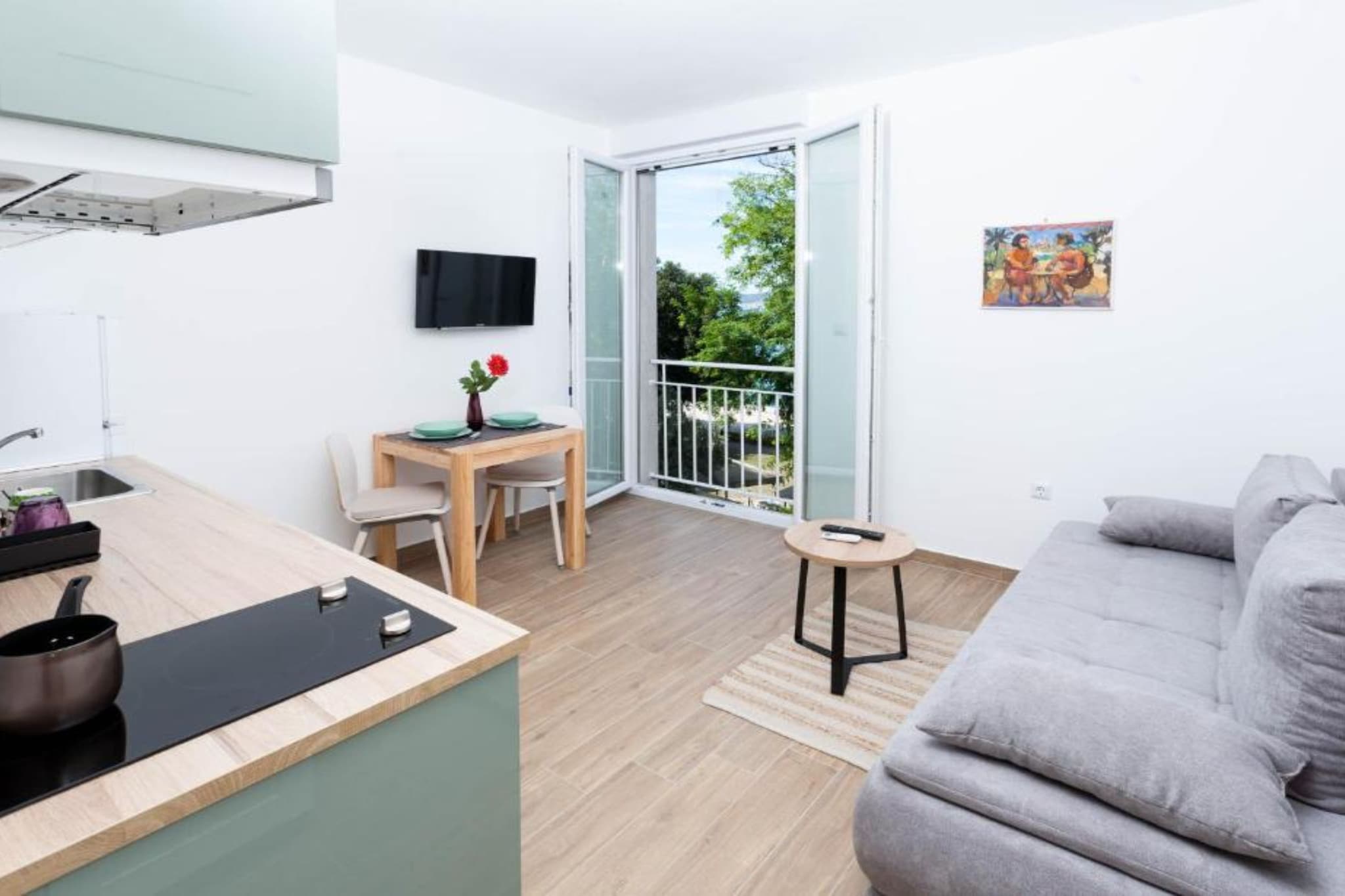 Romantic Studio in Zadar with City and Garden Views One Bedroom Apartment-Buitenlucht