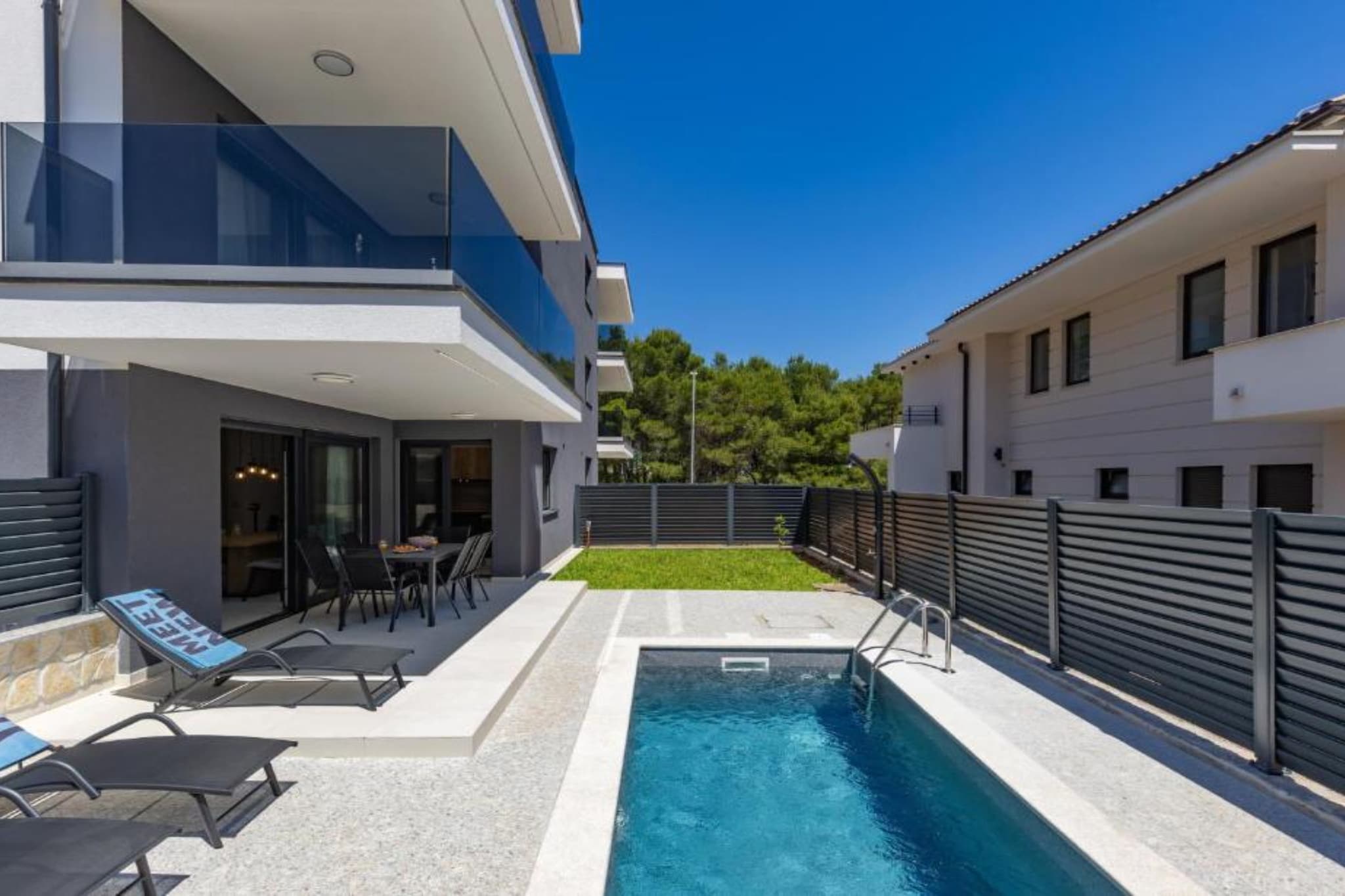 Charming Apartment Island Krk - Three Bedroom Apartment-Piscine
