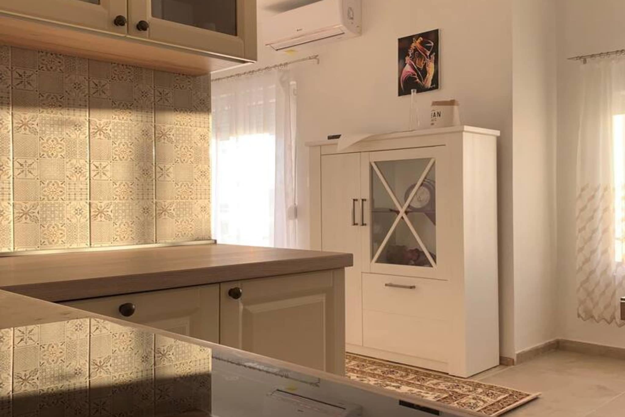 Apartment Bordoa de Macura with Bay View-Keuken