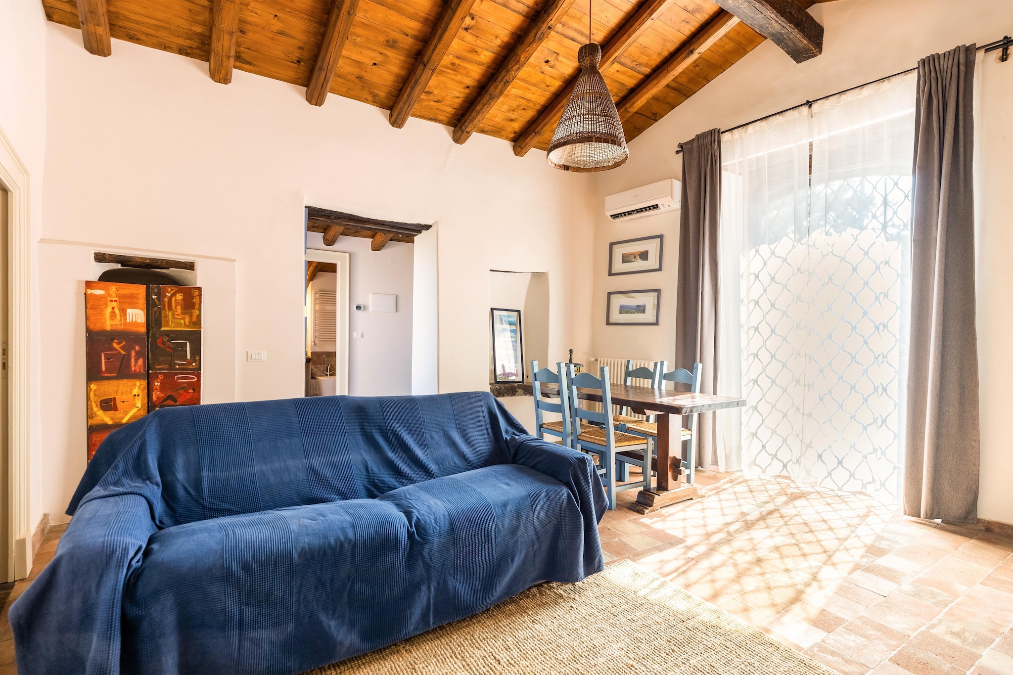 Appartamento La Cantina Villa di campagna-Woonkamer