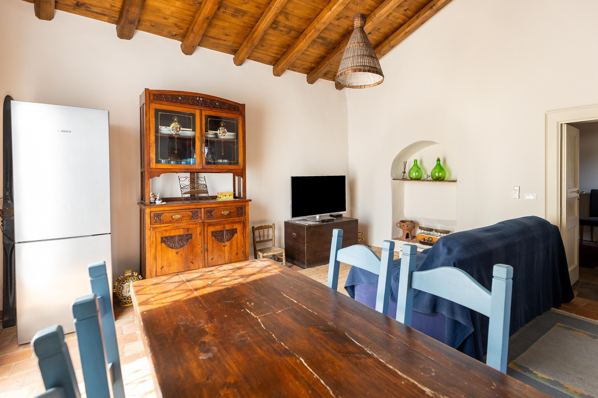 Appartamento La Cantina Villa di campagna-Eetkamer