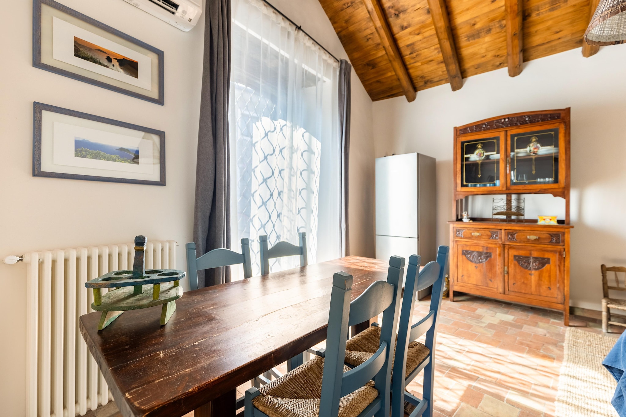 Appartamento La Cantina Villa di campagna-Eetkamer