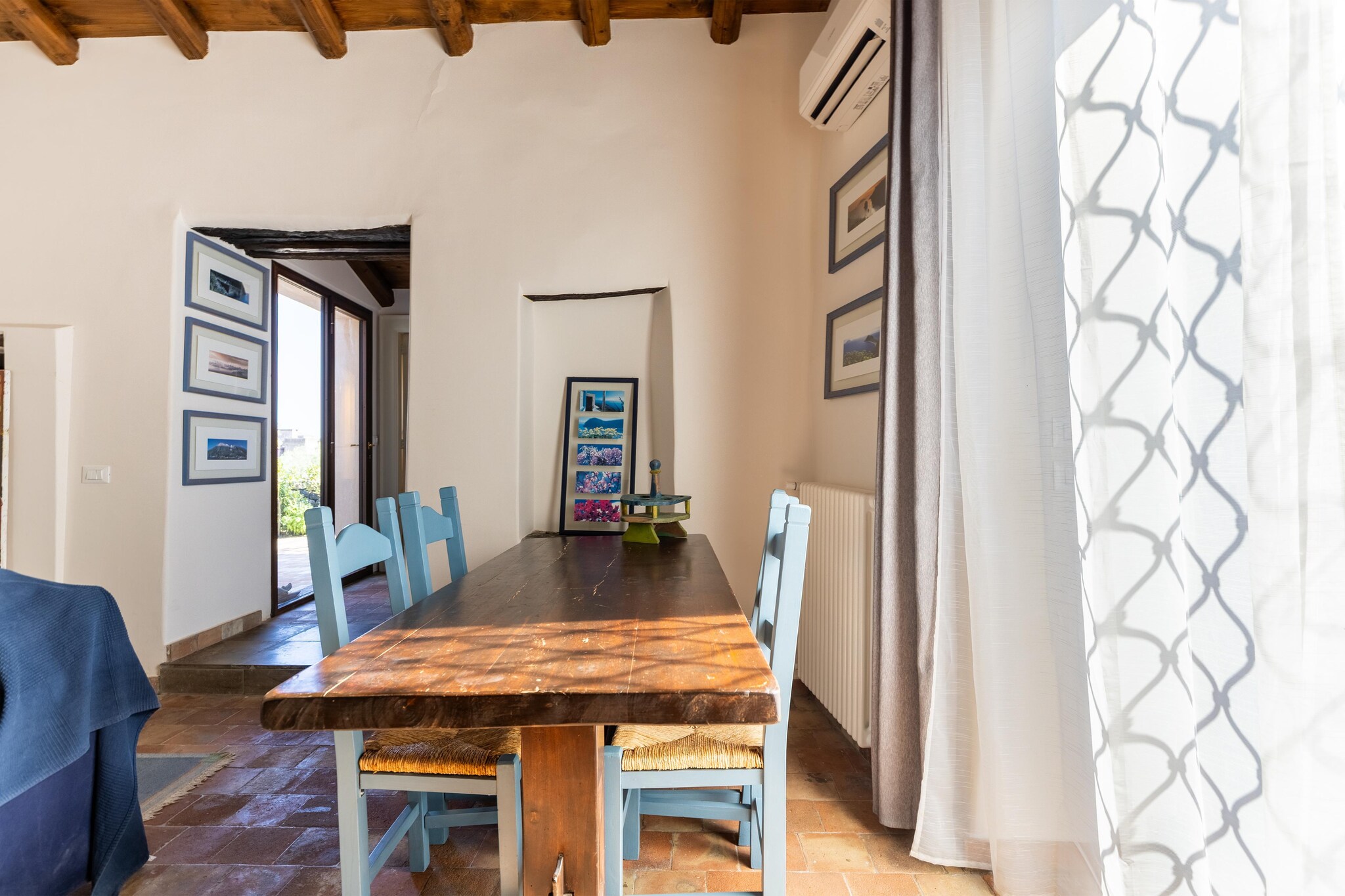 Appartamento La Cantina Villa di campagna-Eetkamer