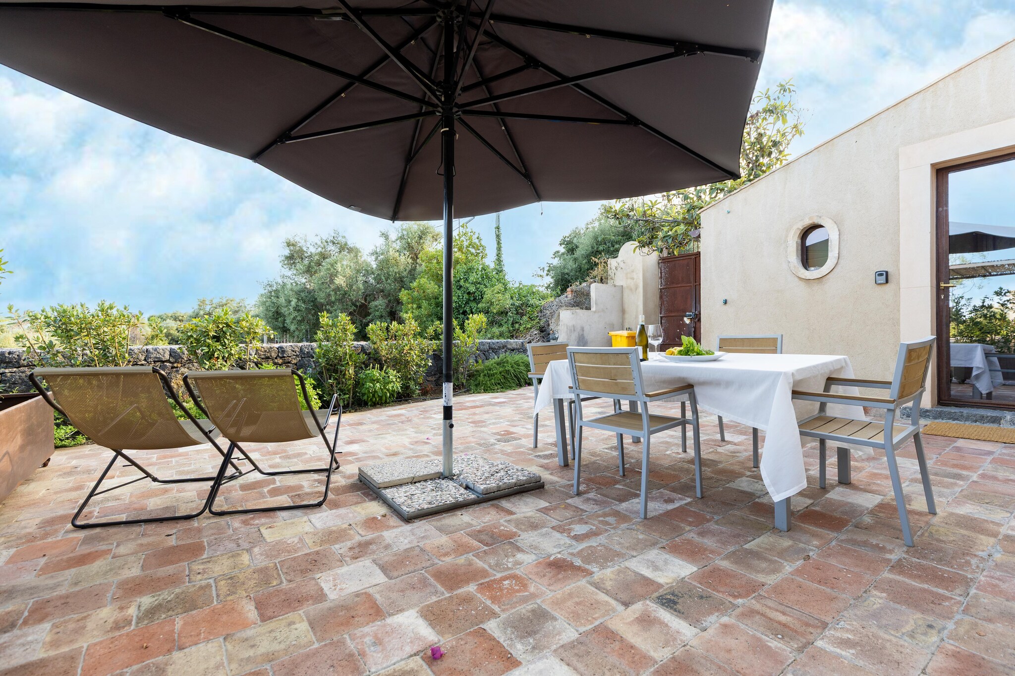 Appartamento La Cantina Villa di campagna-Terrasbalkon
