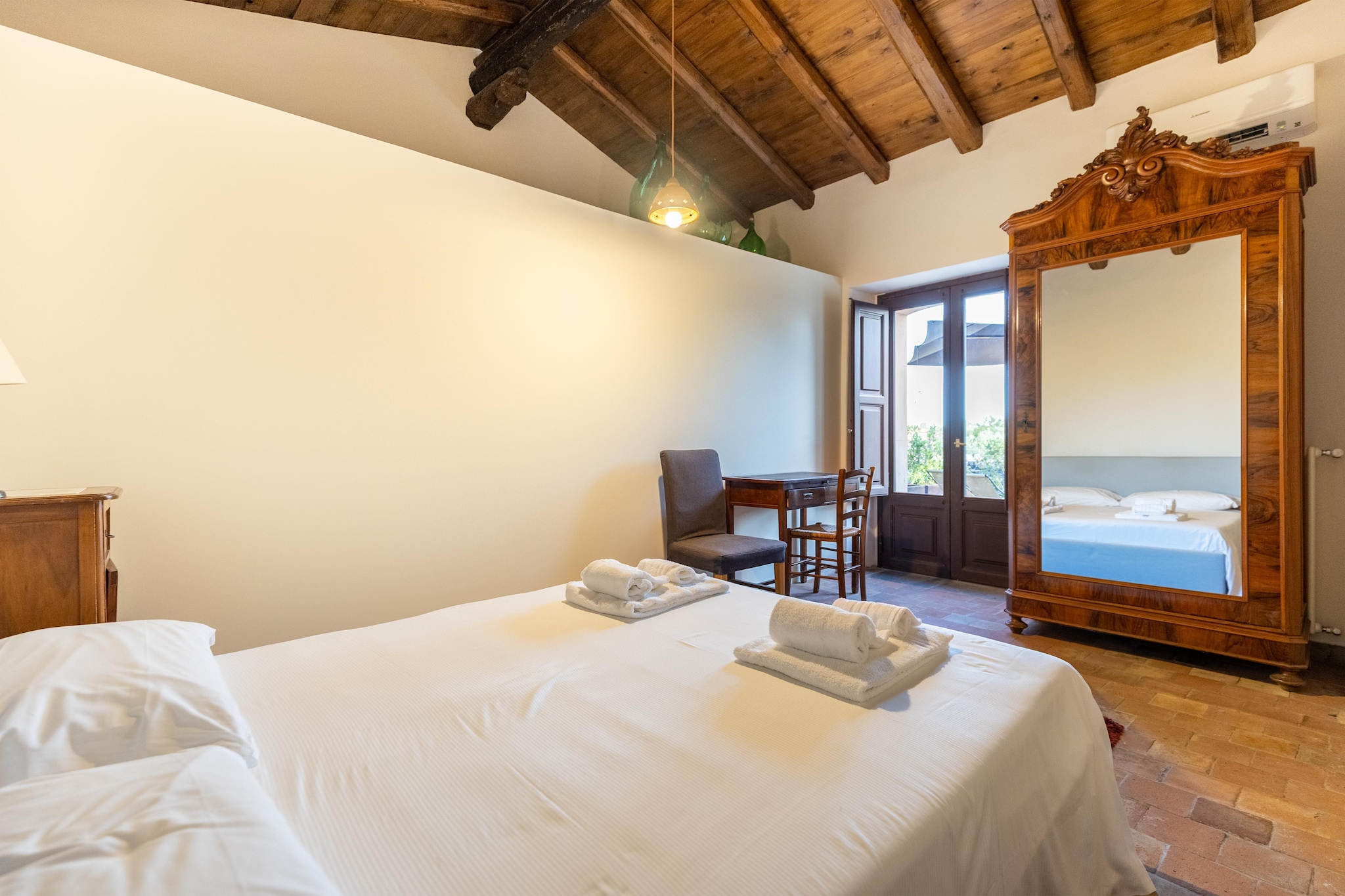 Appartamento La Cantina Villa di campagna-Slaapkamer
