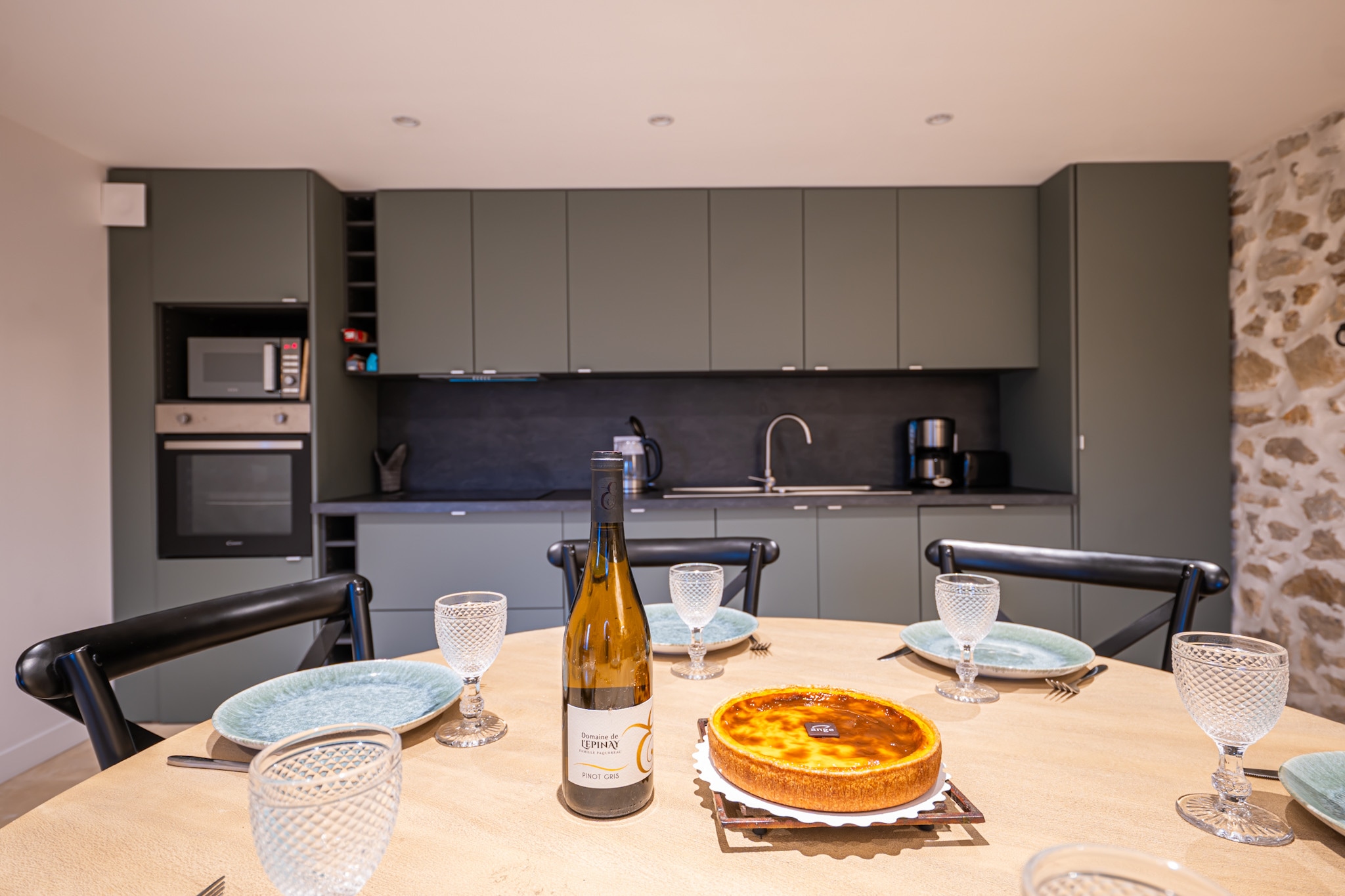 Le Grand Monnet - Parc - 19p - Rêve au Mans-Keuken