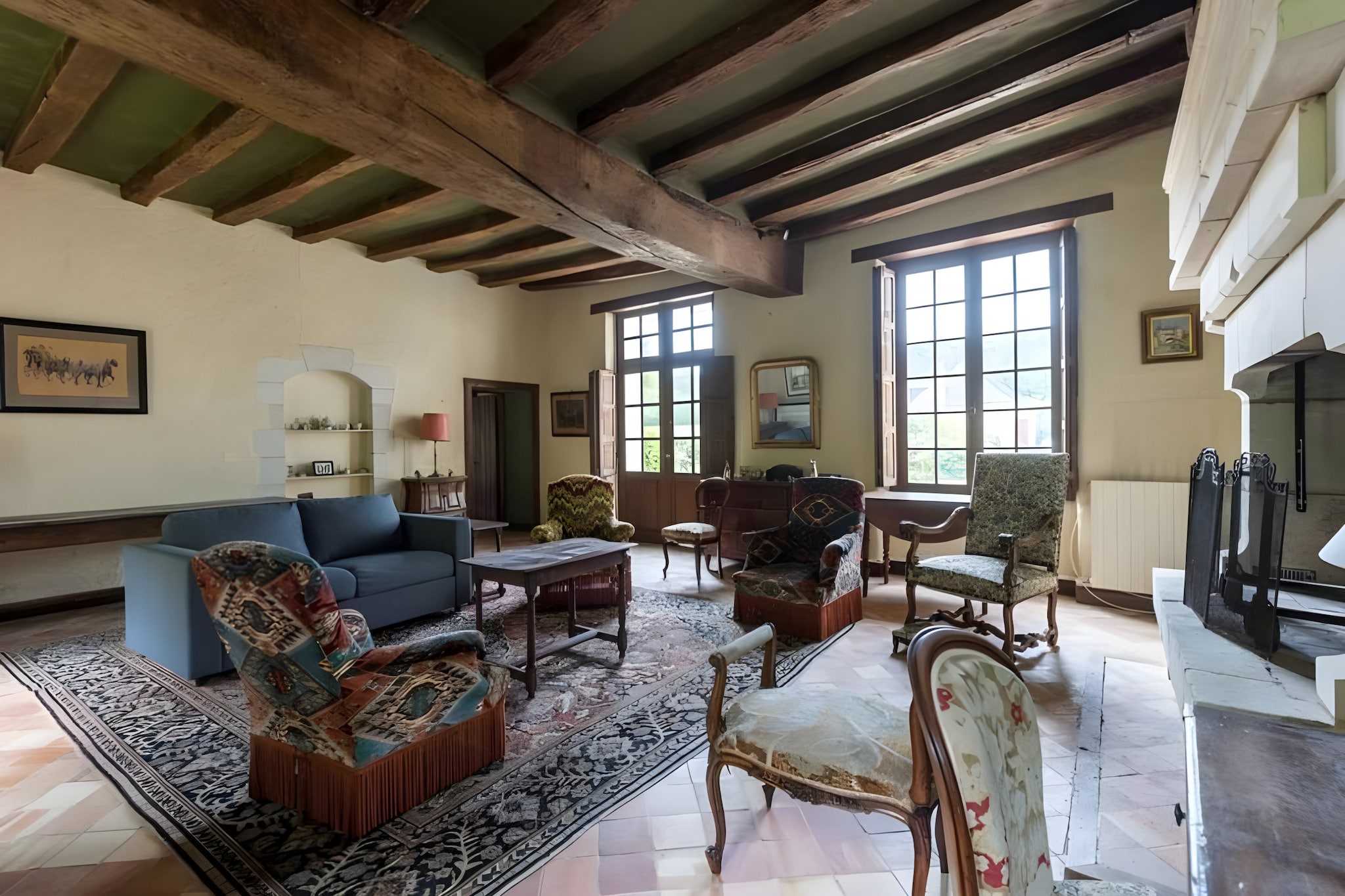 Domaine de l'Aubonnière - 14p - Rêve au Mans-Woonkamer