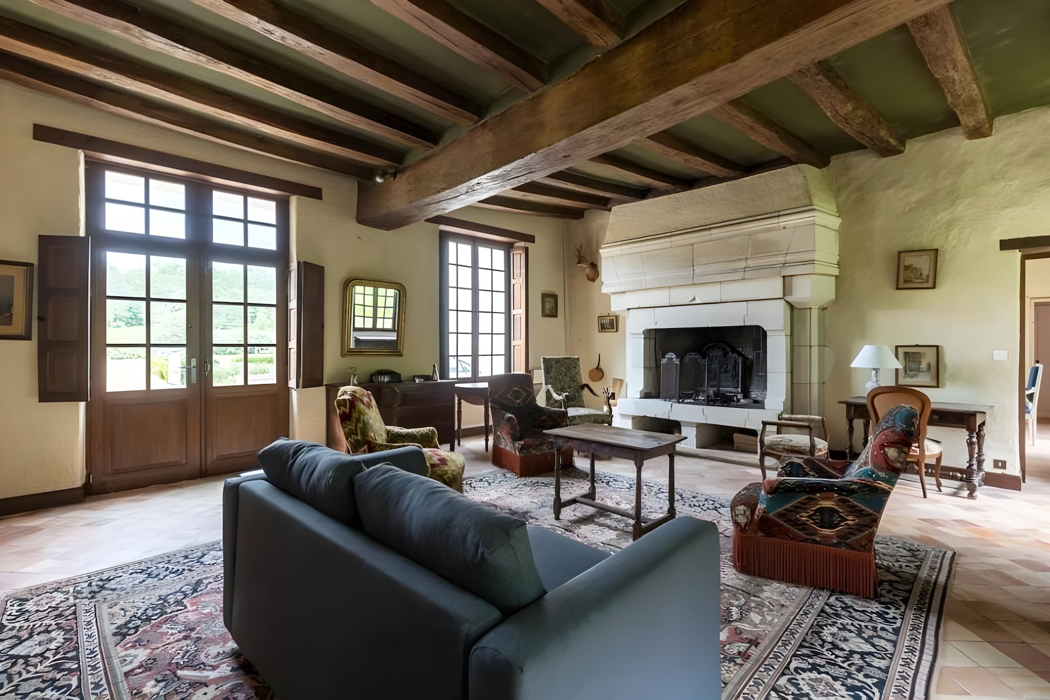 Domaine de l'Aubonnière - 14p - Rêve au Mans-Woonkamer