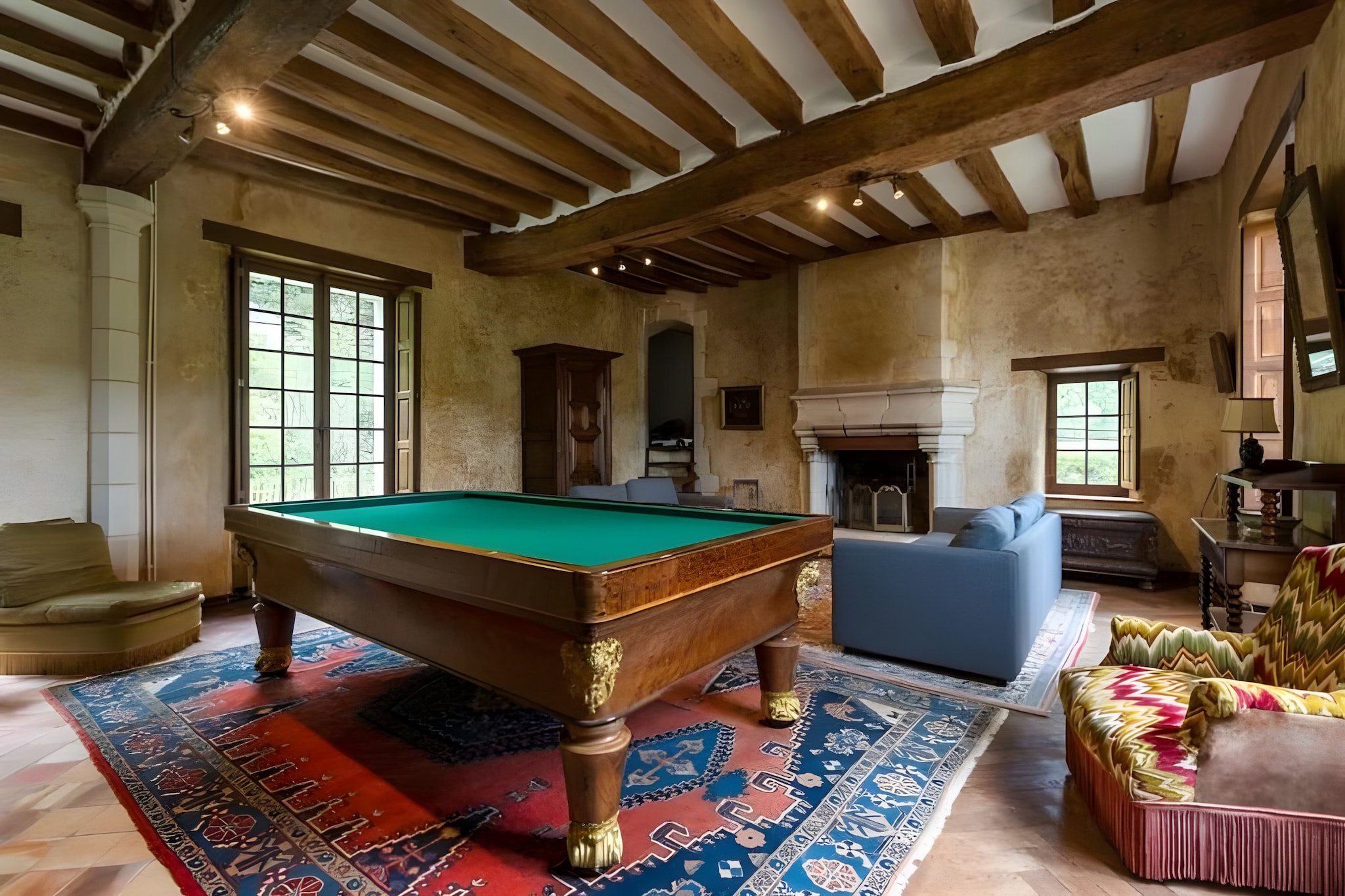 Domaine de l'Aubonnière - 14p - Rêve au Mans-Woonkamer